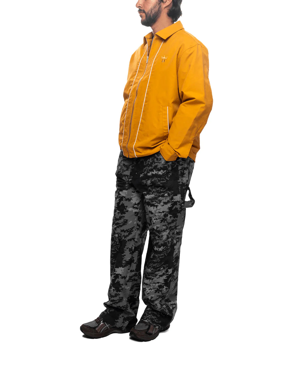 Classic Logo Coaches Jacket Gold - Image 2