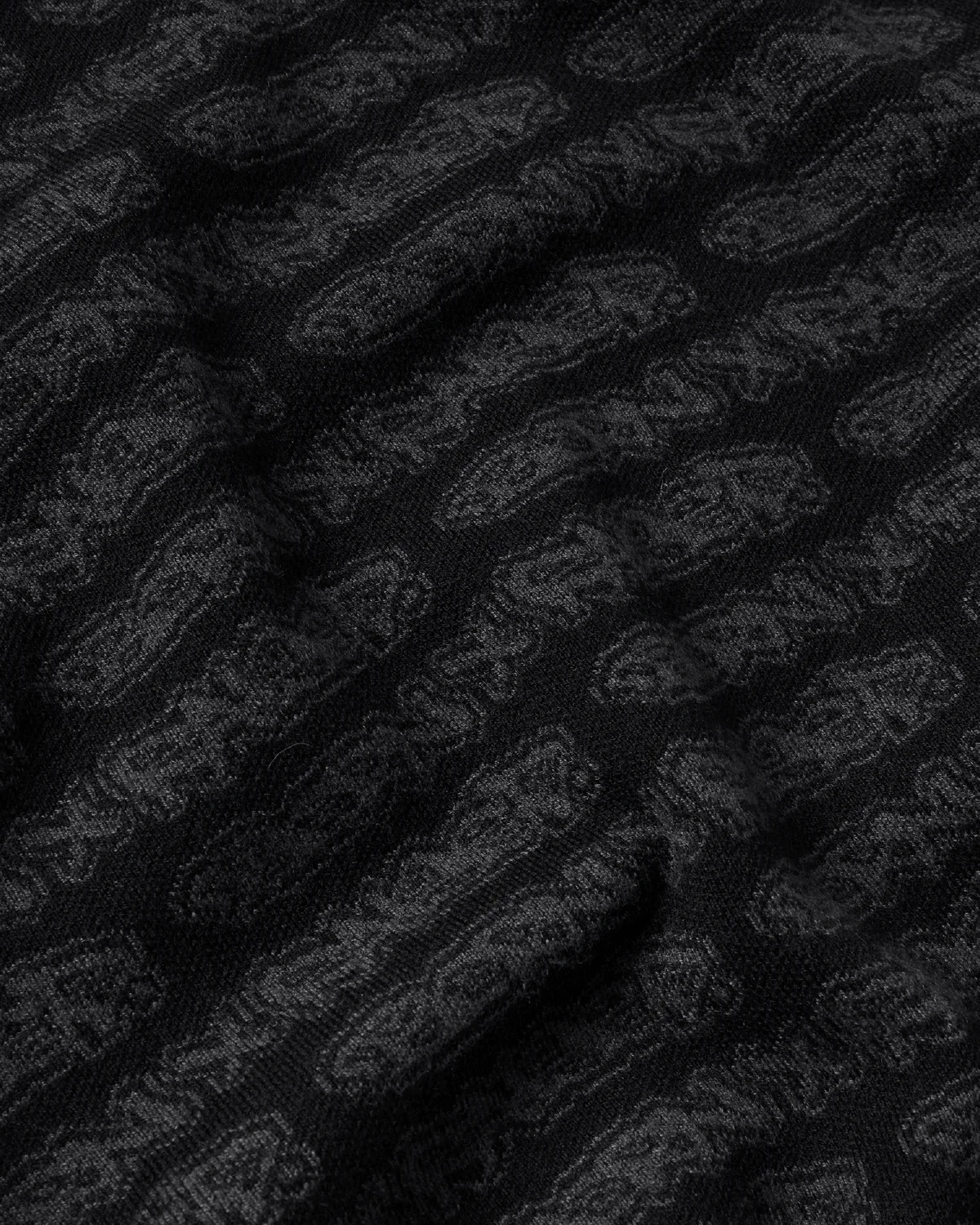 All Over Tag Knit Sweater Black - Image 3