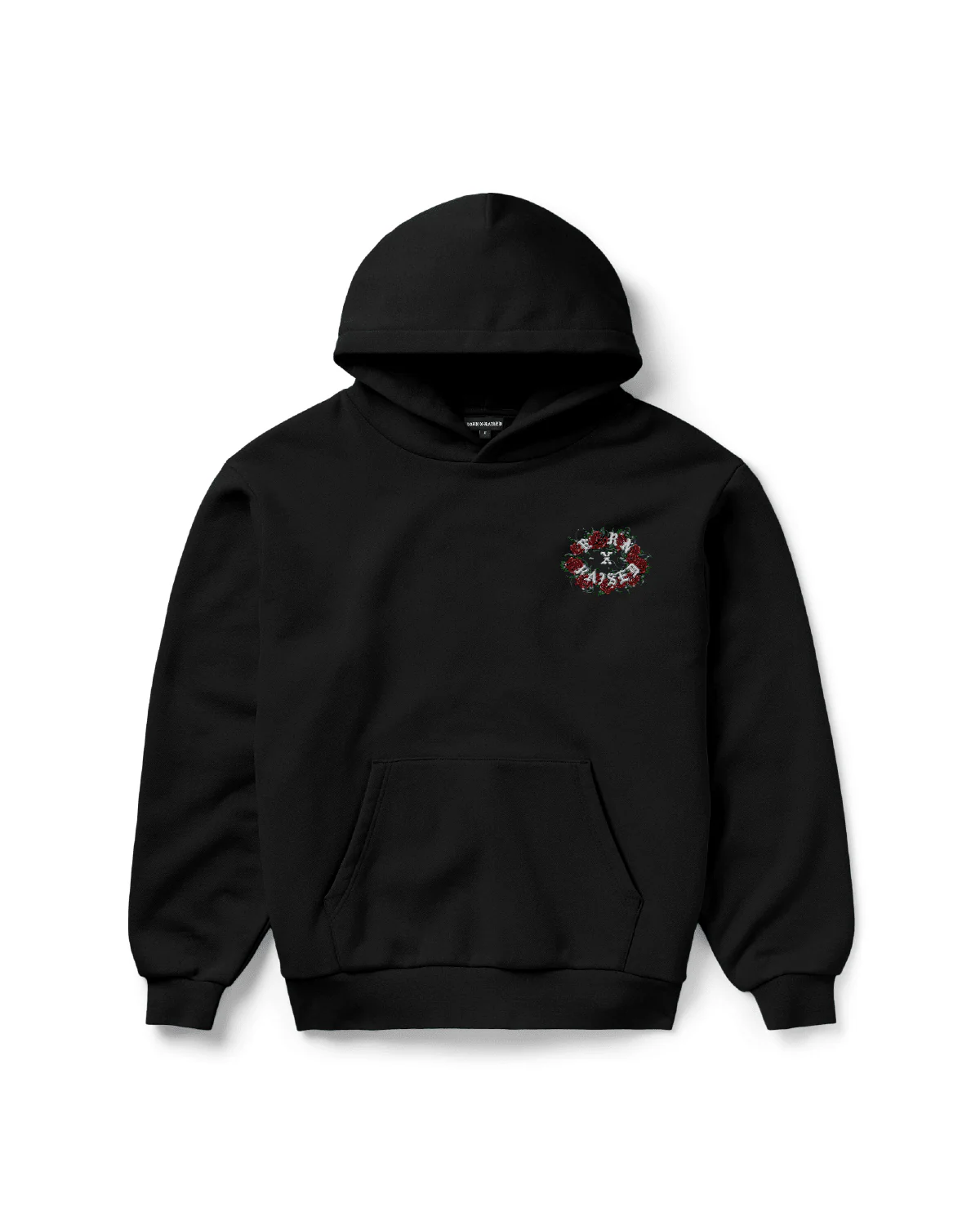 Roses Rocker Hoodie Black - Image 2