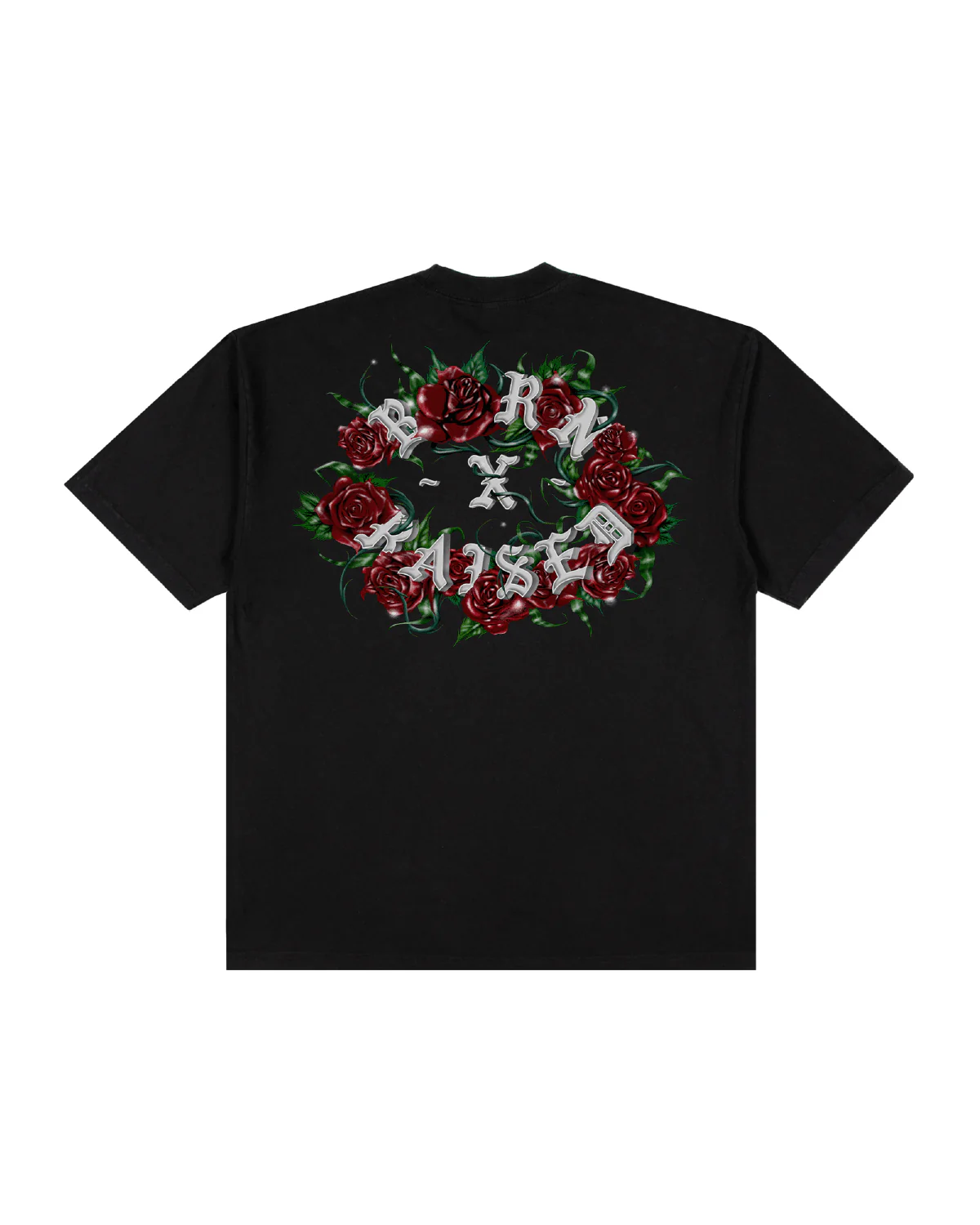 Roses Rocker Tee Black