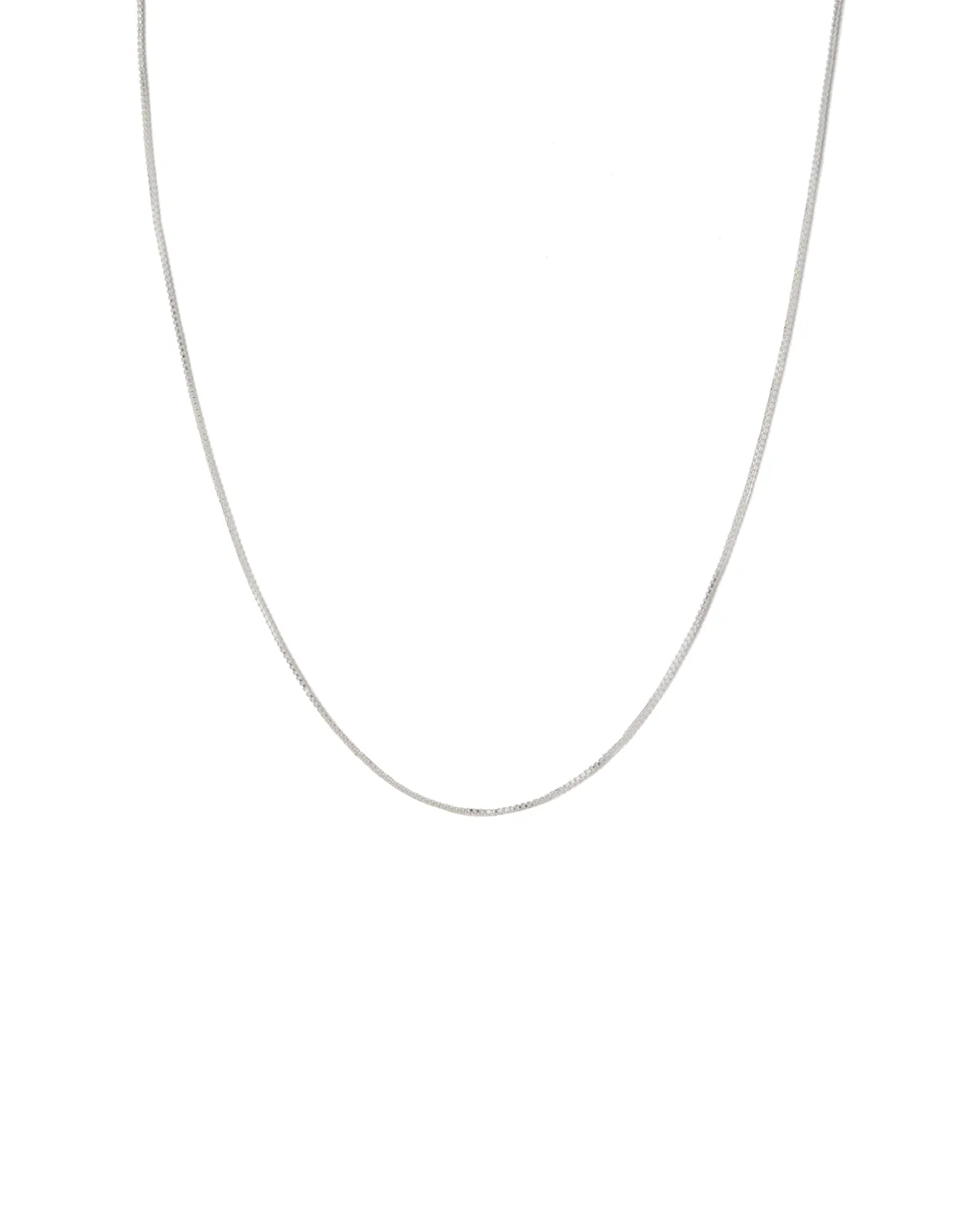 Box Chain Silver Plated