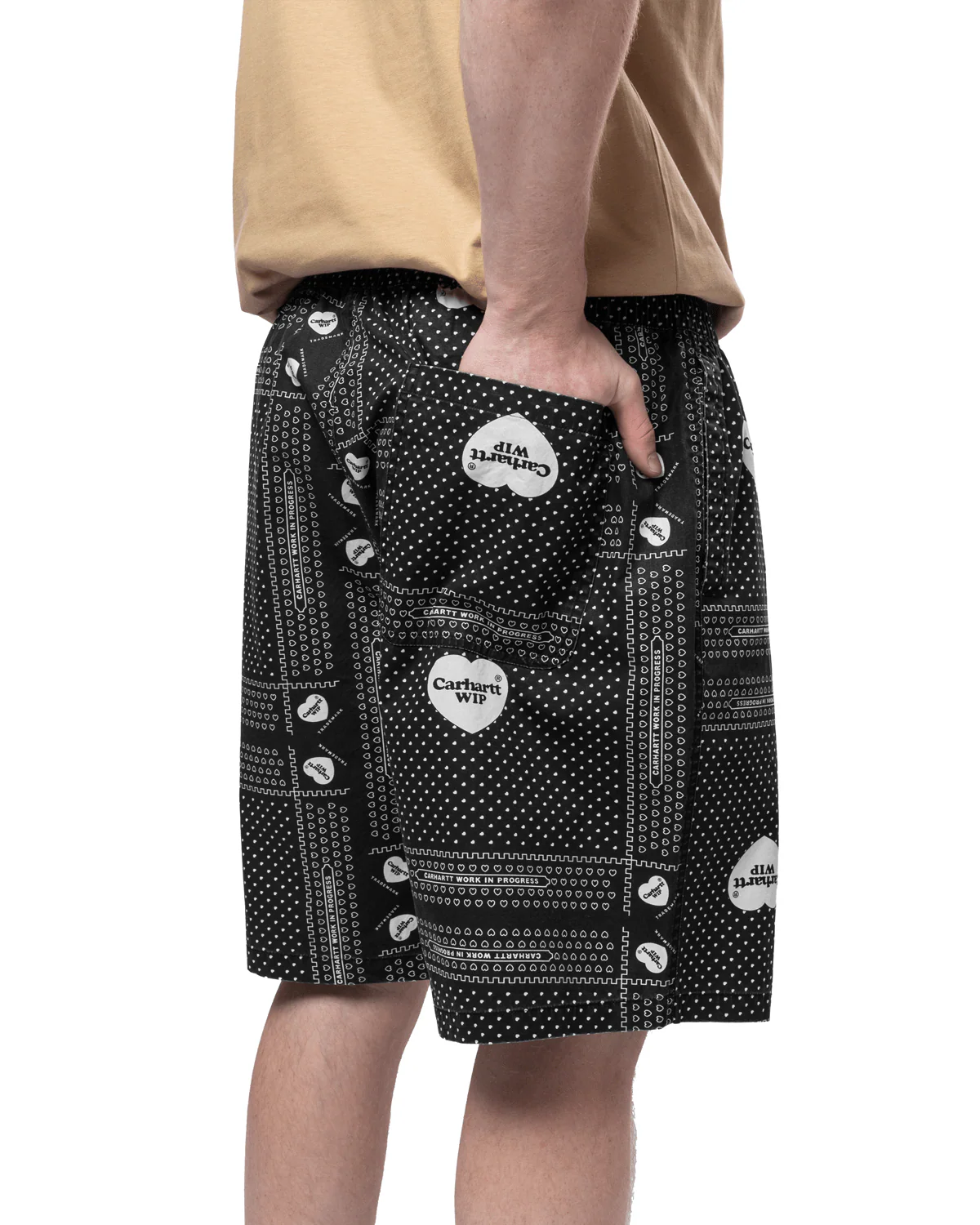 Heart Bandana Short Black - Image 4