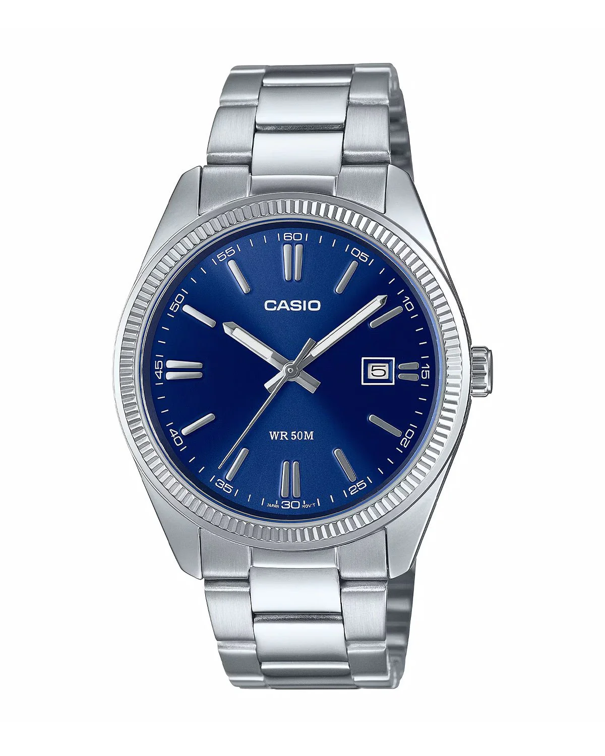 Blue Dial Stainless Steel Watch MTP1302D-2AVT