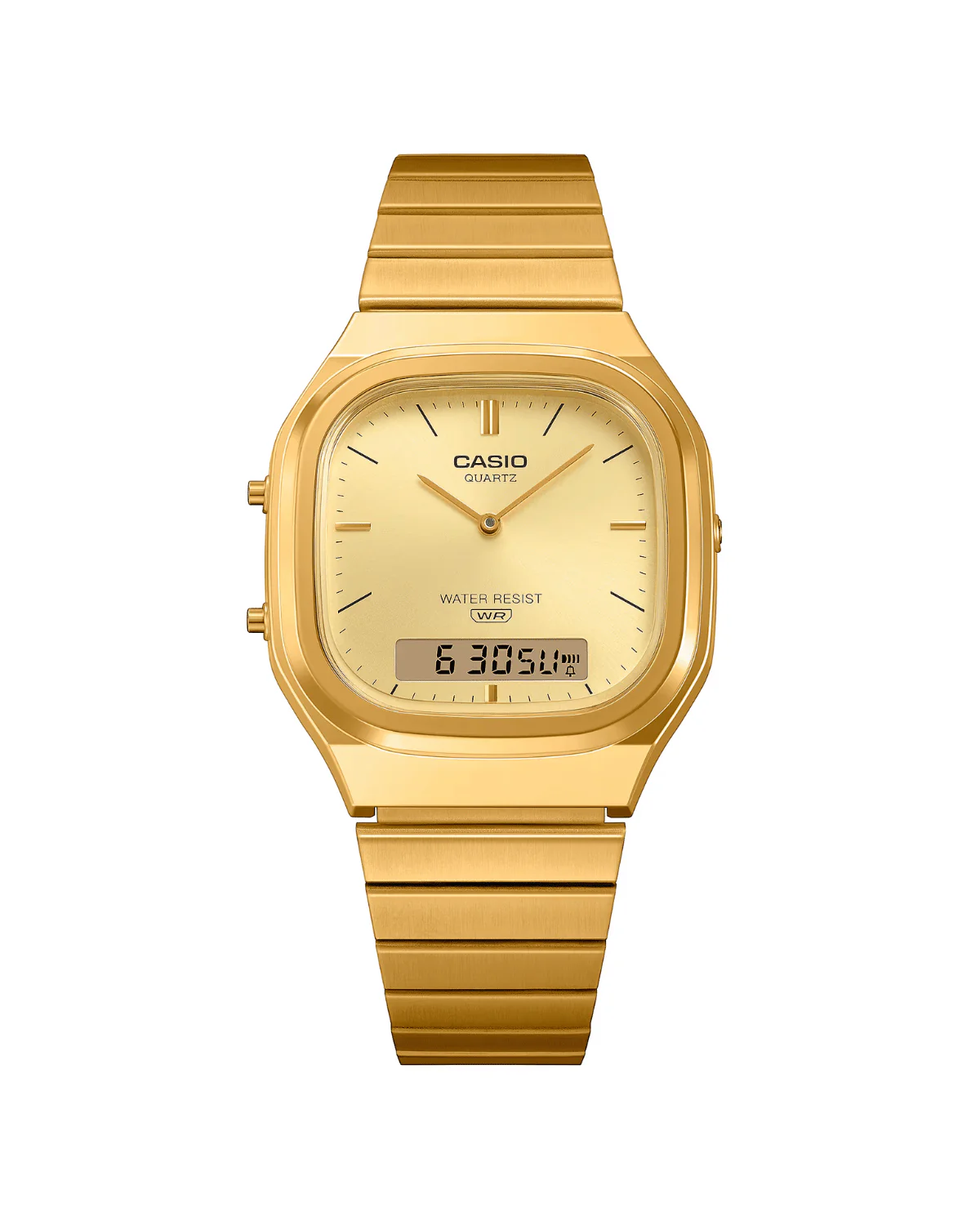 Vintage Gold Stainless Steel Watch AQ240EG-9A - Image 2