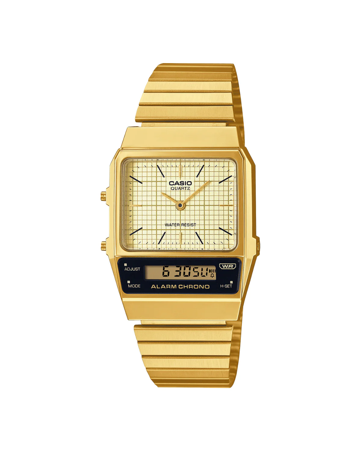 Vintage Gold Stainless Steel Watch AQ800EG-9A