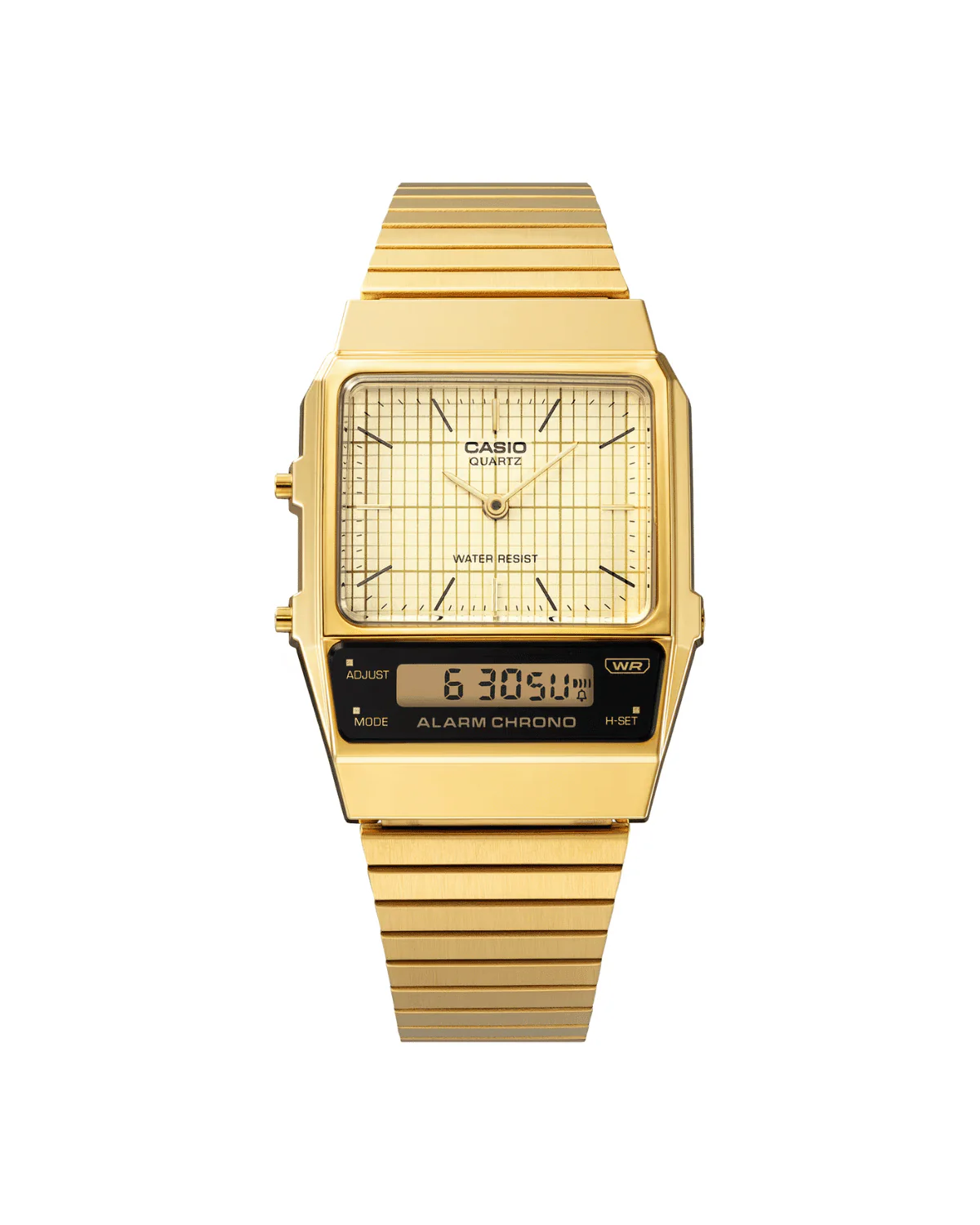 Vintage Gold Stainless Steel Watch AQ800EG-9A - Image 2