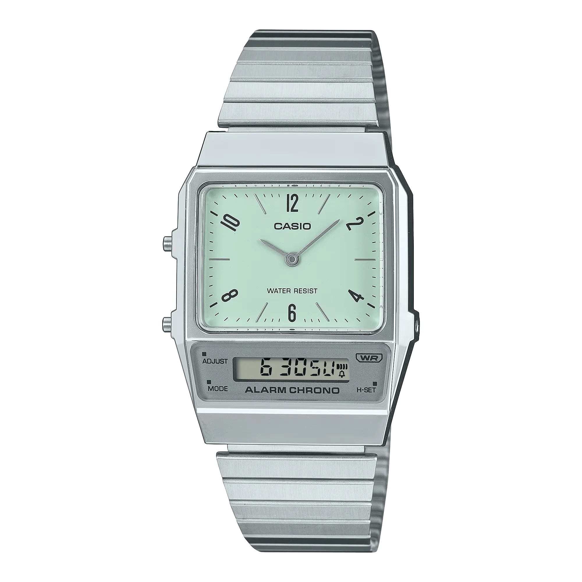 Vintage Silver Analog Digital Watch AQ800E-3AVT
