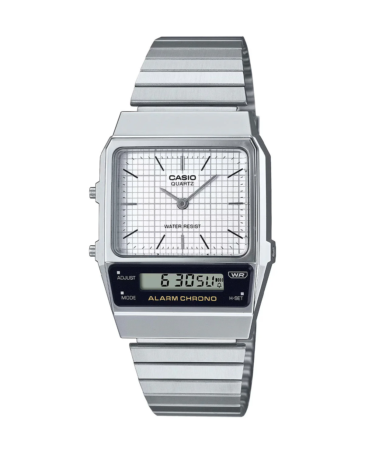 Vintage Stainless Steel Silver Watch AQ800E-7A