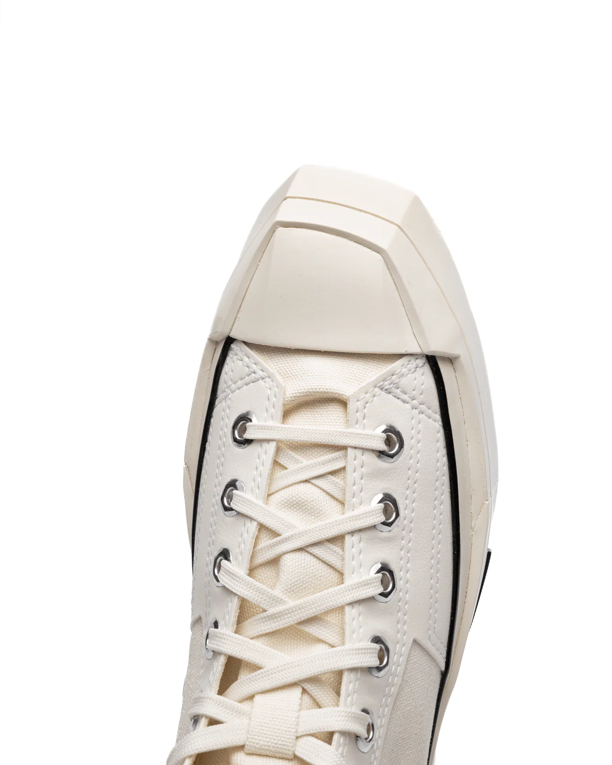 Chuck 70 De Luxe Squared Egret/Black/Egret - Image 4