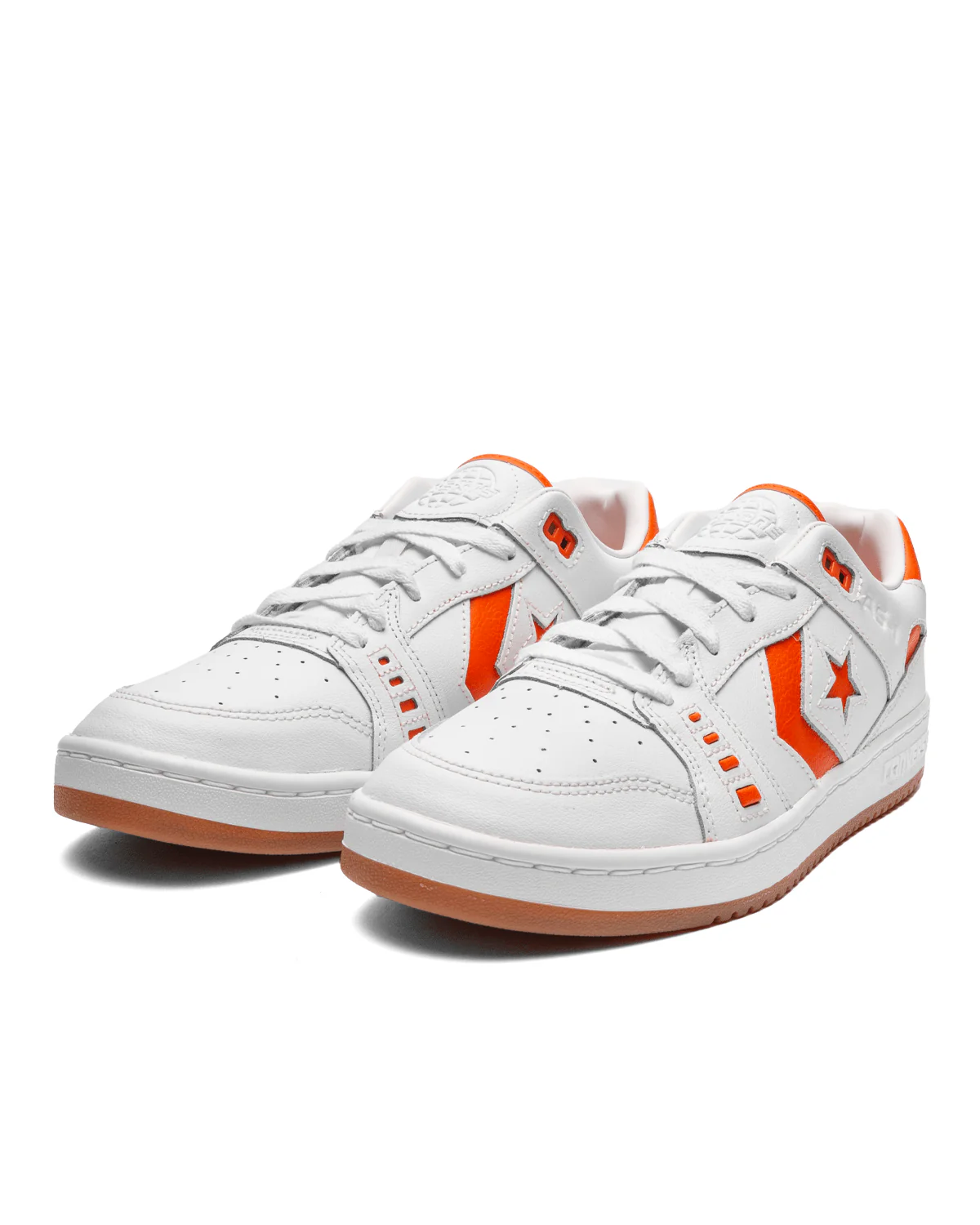 Cons AS-1 Pro Leather White/Orange/White - Image 2