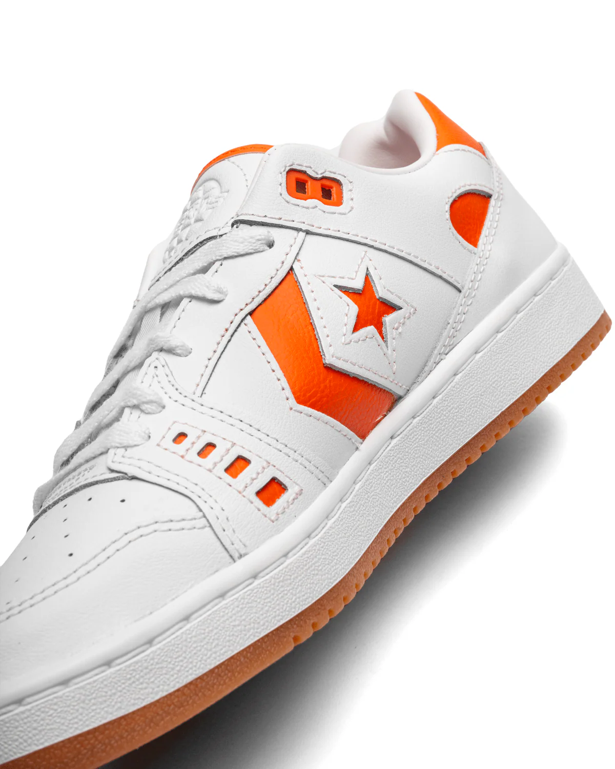 Cons AS-1 Pro Leather White/Orange/White - Image 4