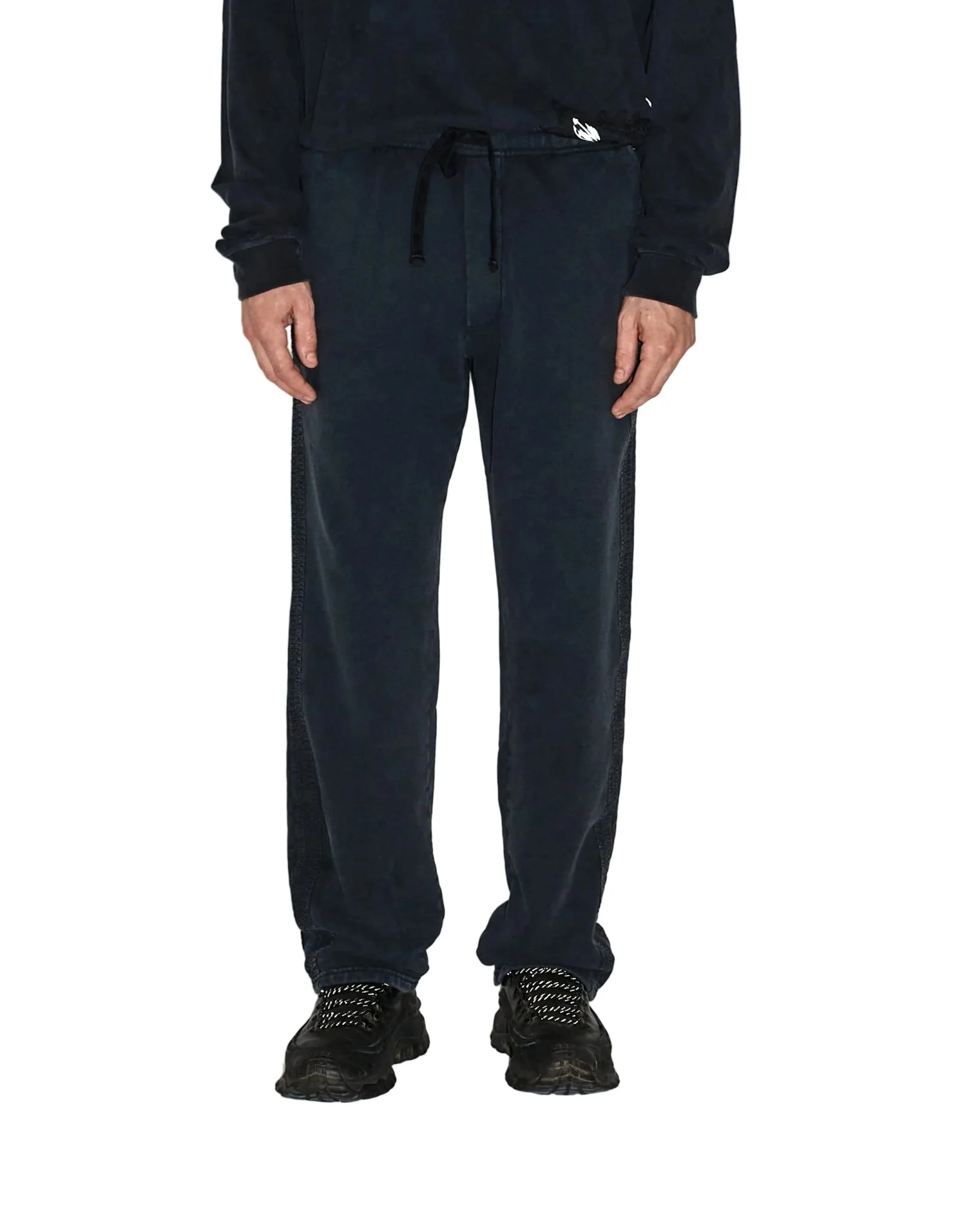 Lian Straight Hem Pants Pirate Black