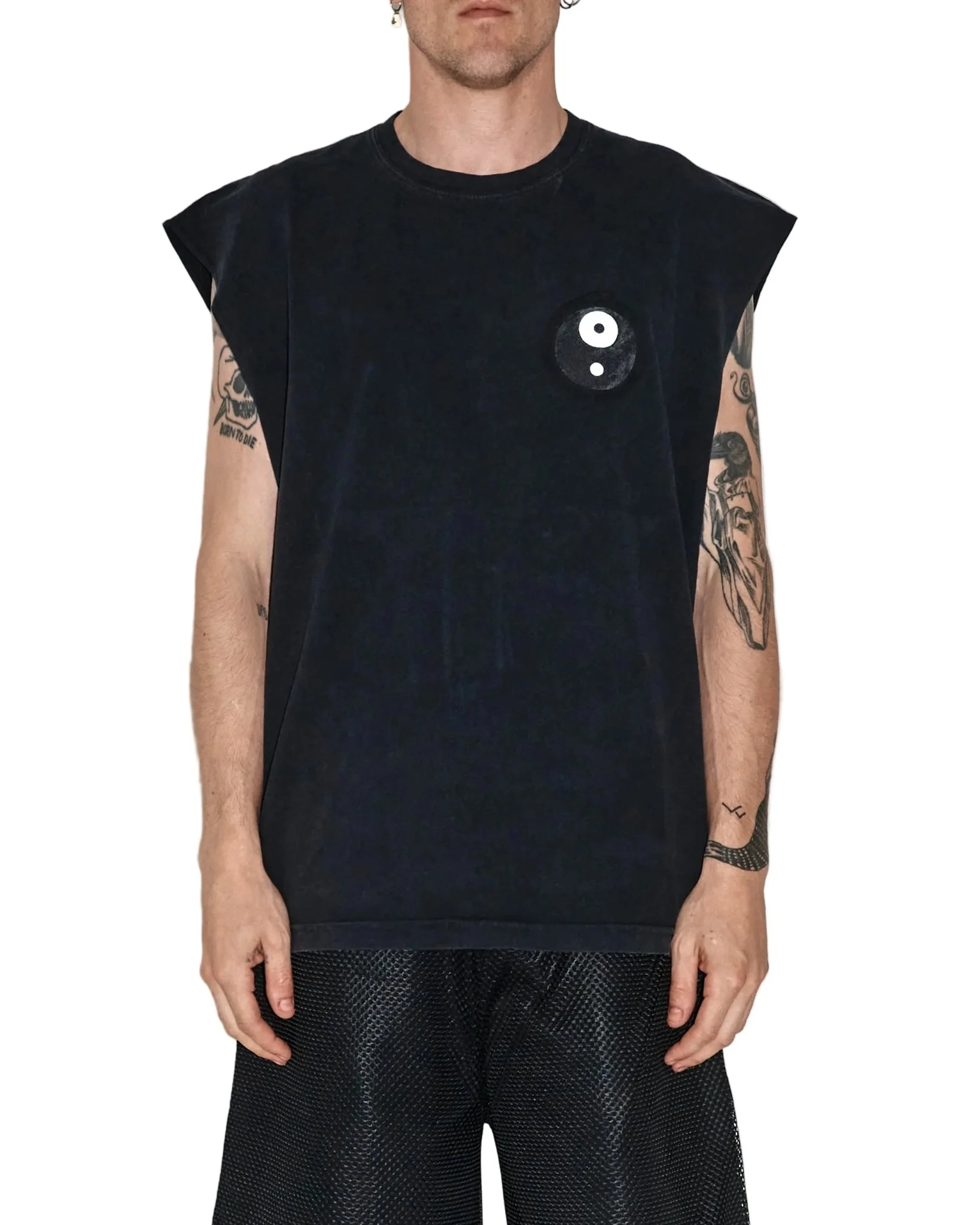 Orobouros Cutoff Tee Pirate Black