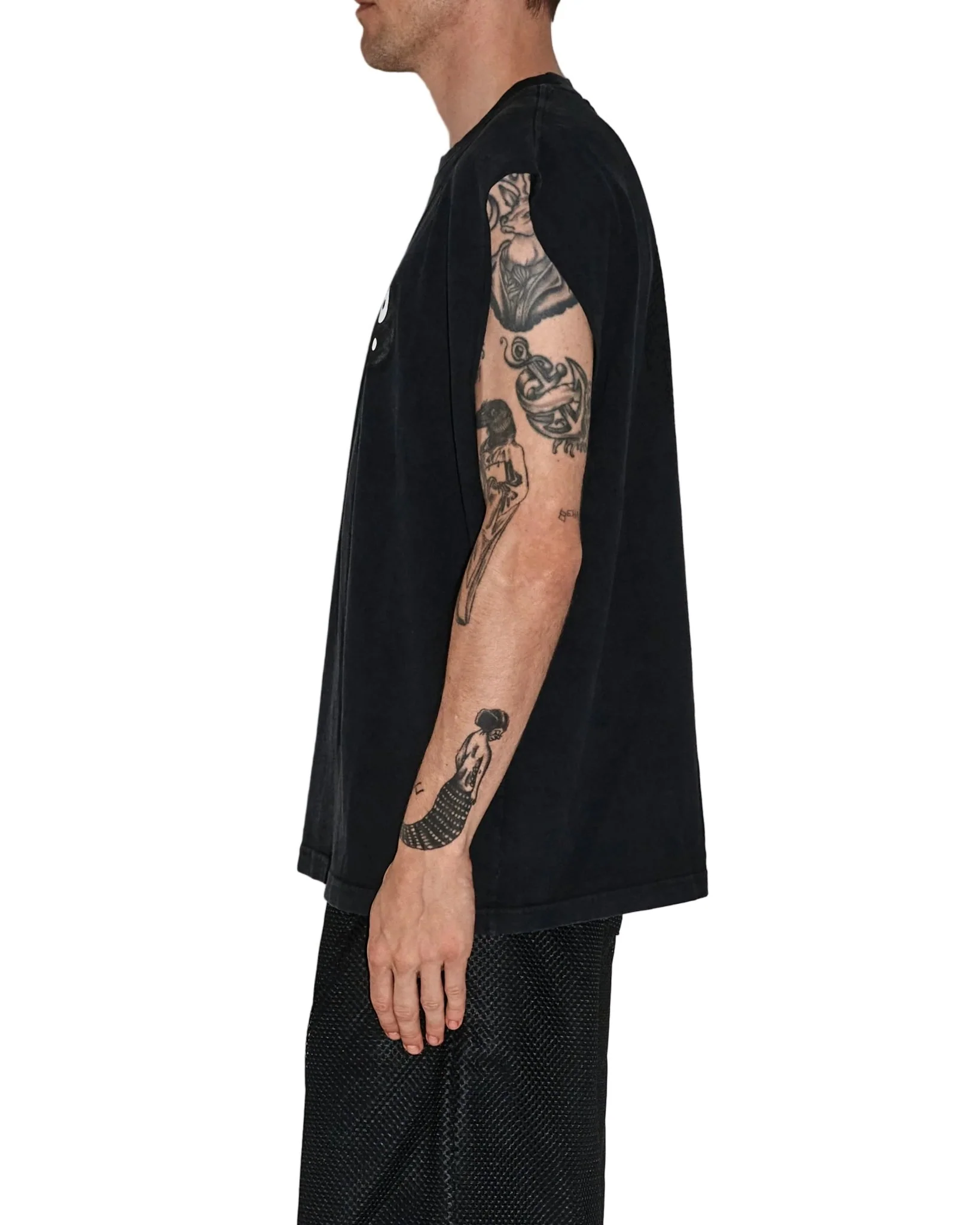 Orobouros Cutoff Tee Pirate Black - Image 2