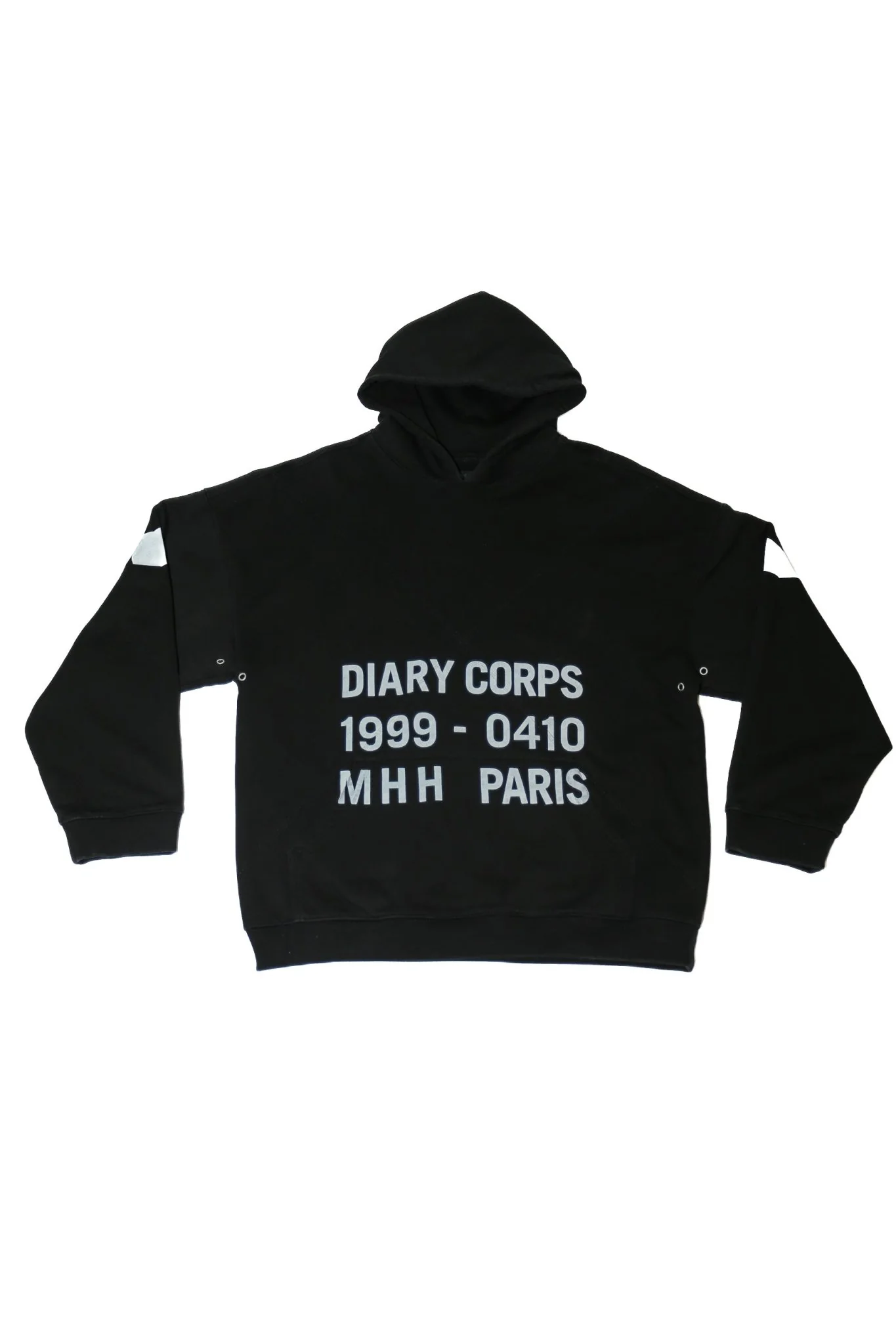 Diary Corp Pull Over Hoodie Black