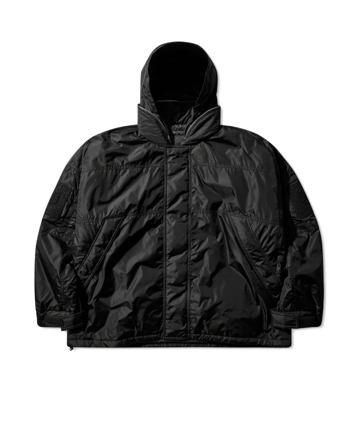Pillowneck Nylon Jacket Black - Image 2