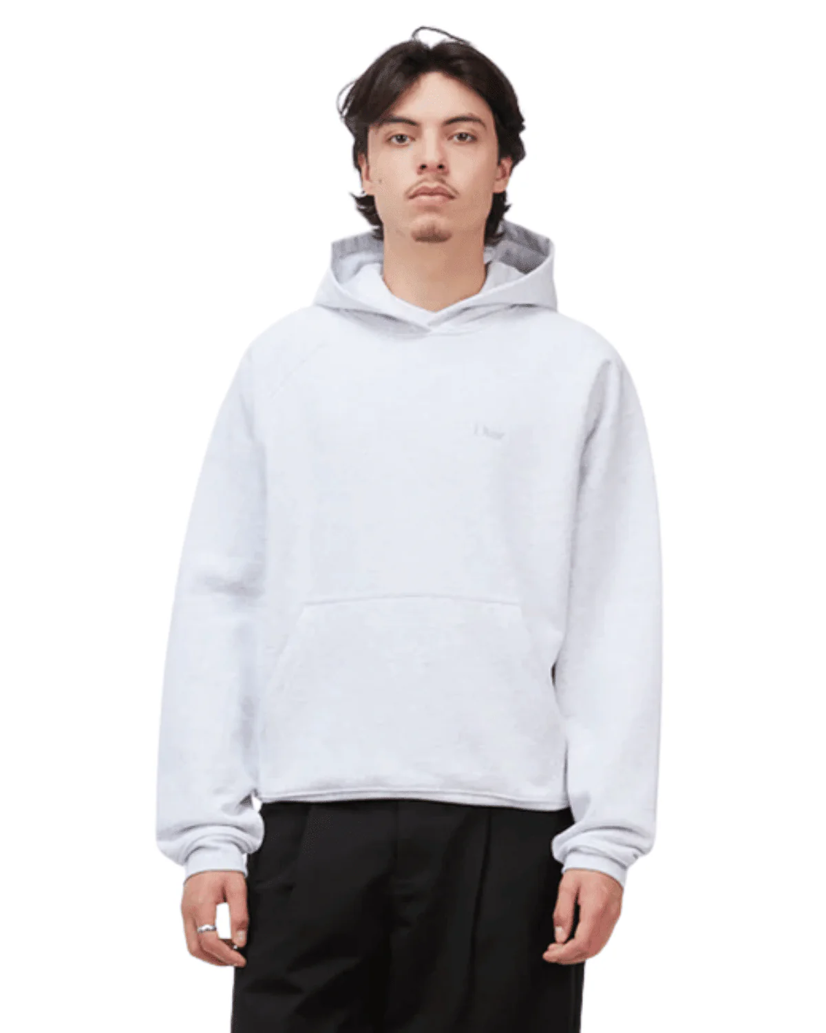 Classic Small Logo Hoodie Ash