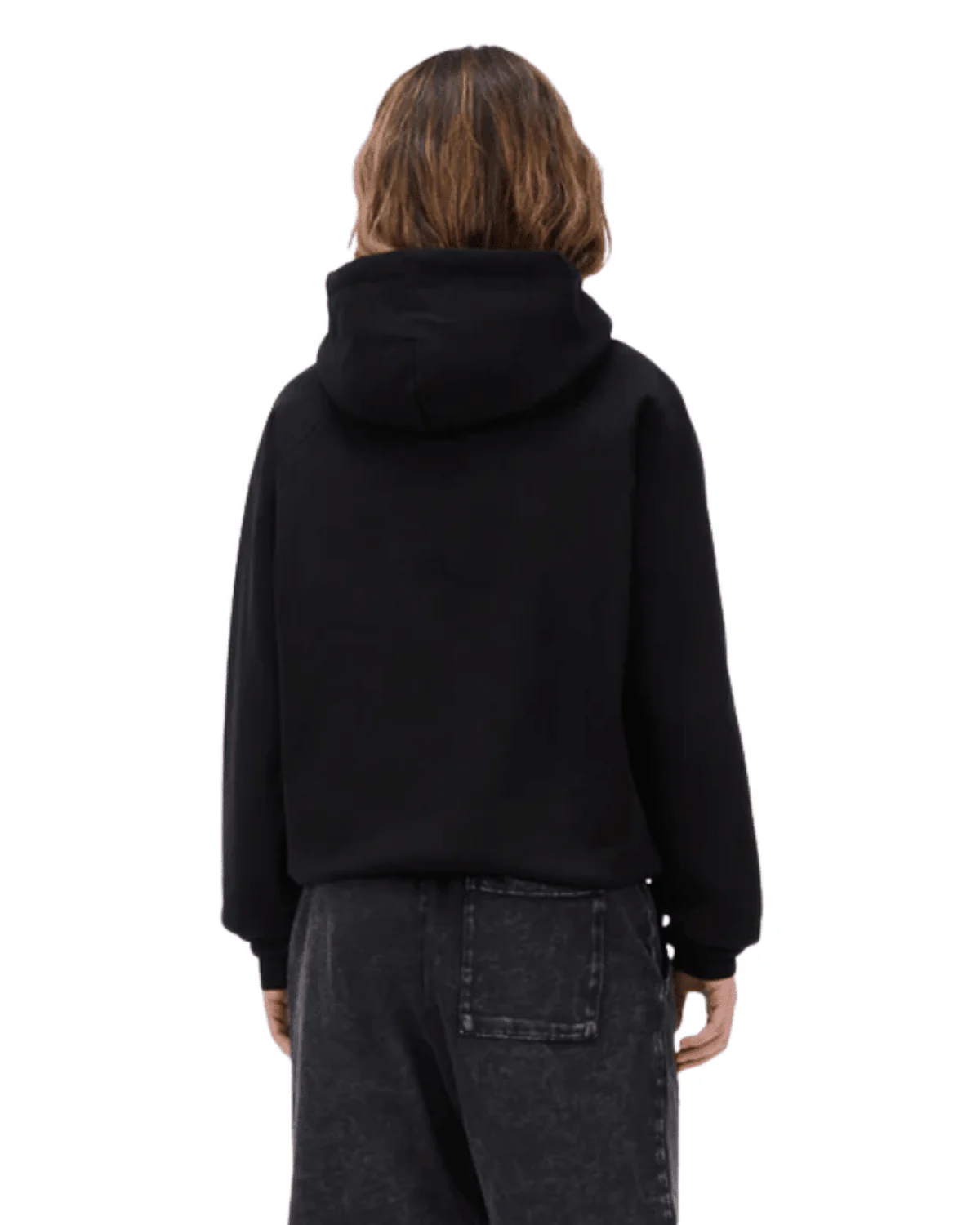 Classic Small Logo Zip Hoodie Black - Image 3