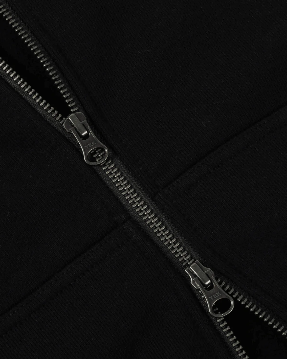 Classic Small Logo Zip Hoodie Black - Image 5