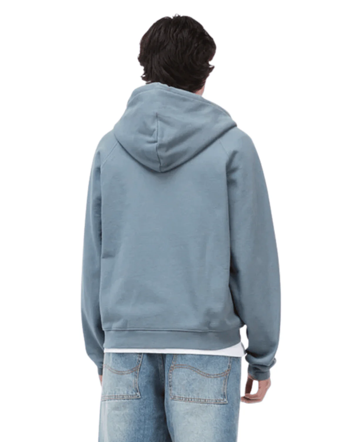 Classic Small Logo Zip Hoodie Granite - Image 3