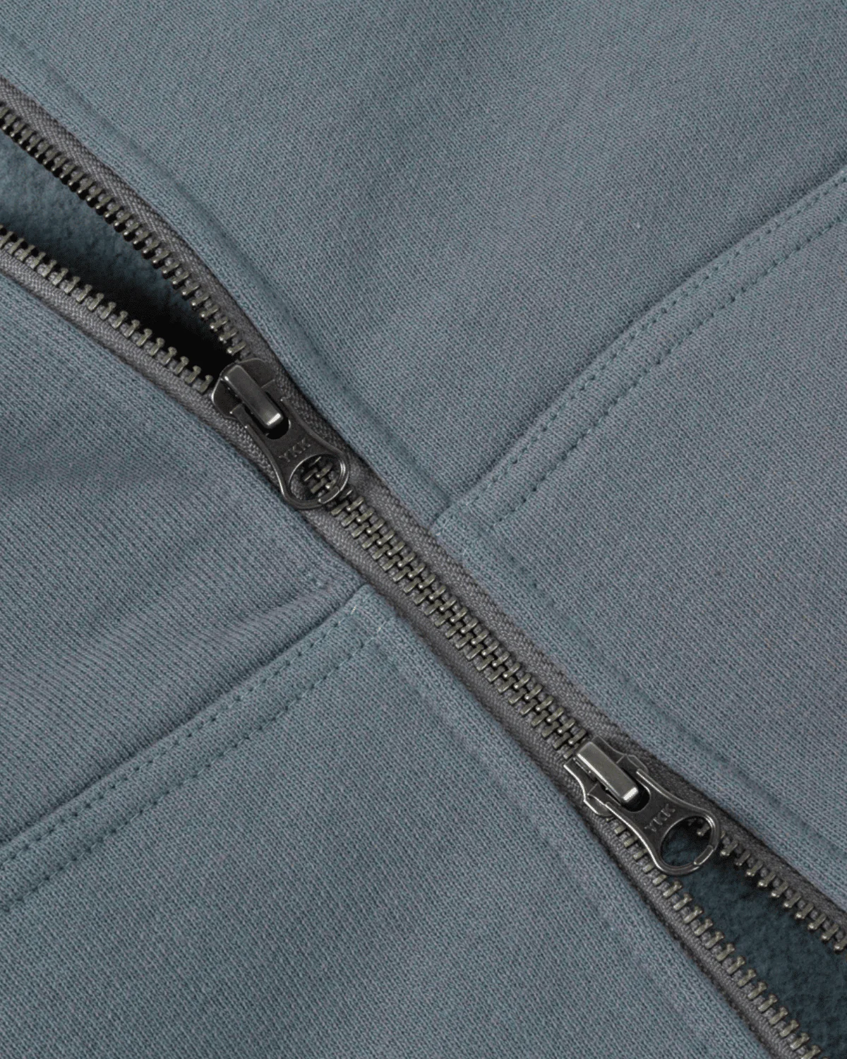 Classic Small Logo Zip Hoodie Granite - Image 5