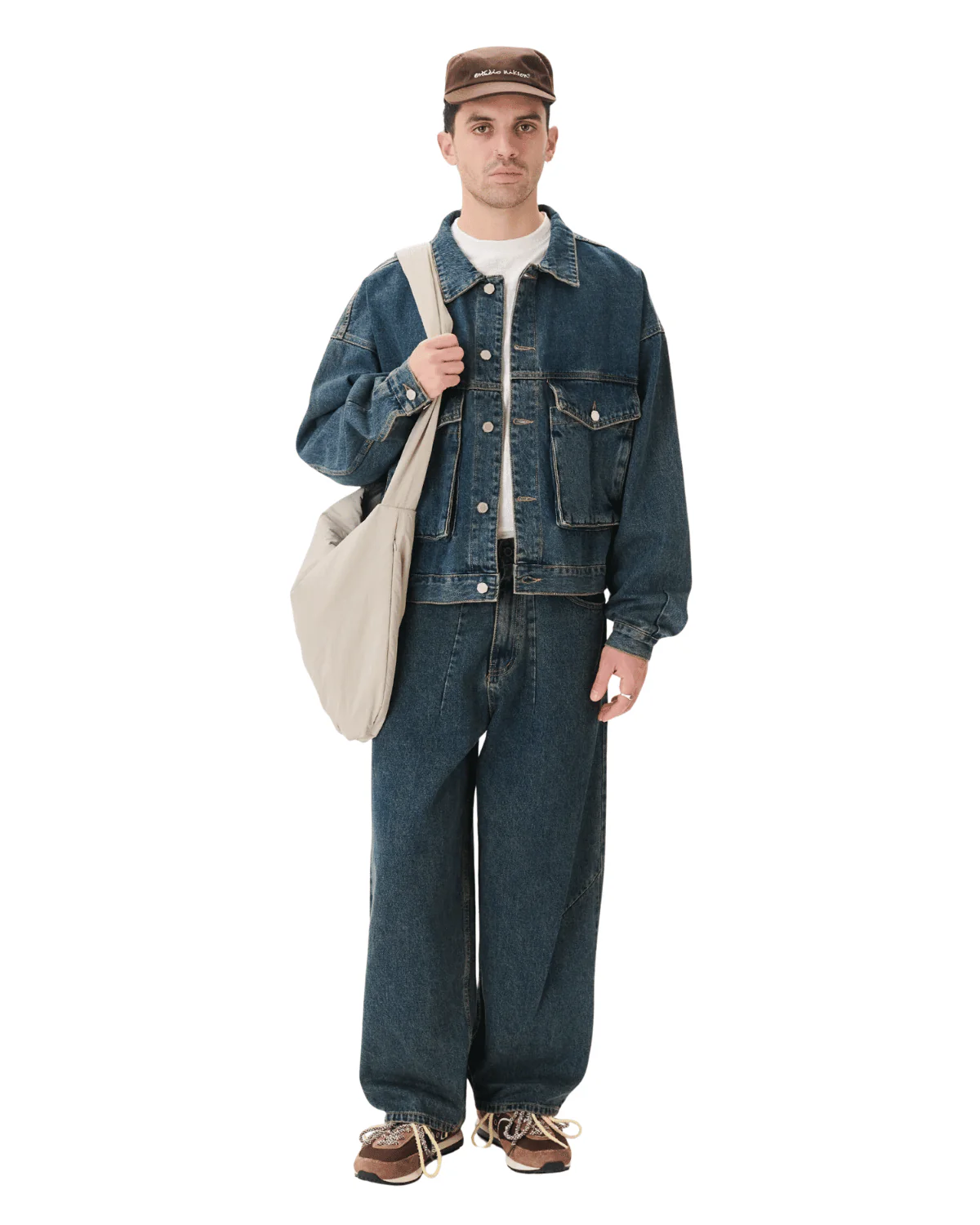 Boxy Denim Trucker Blue - Image 3