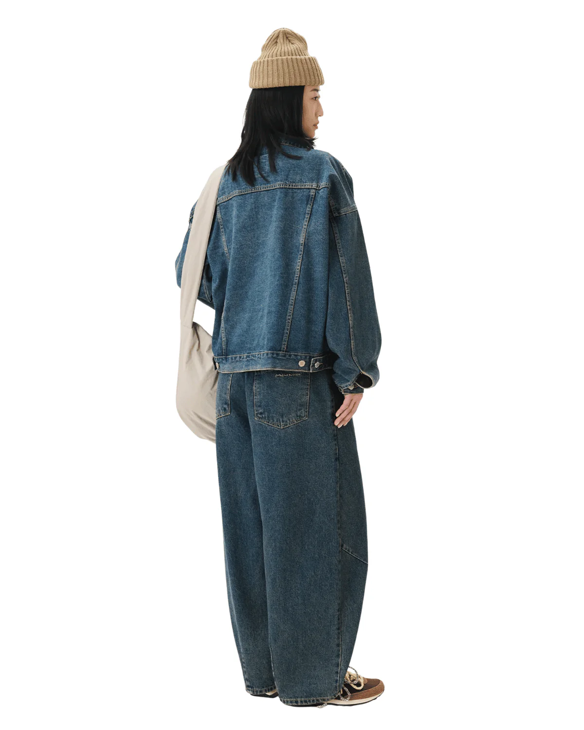 Boxy Denim Trucker Blue - Image 5