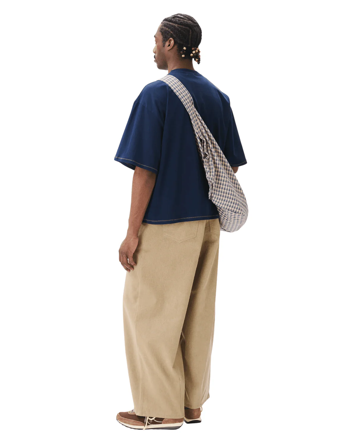 Double Dart Denim Jeans Light Brown - Image 4