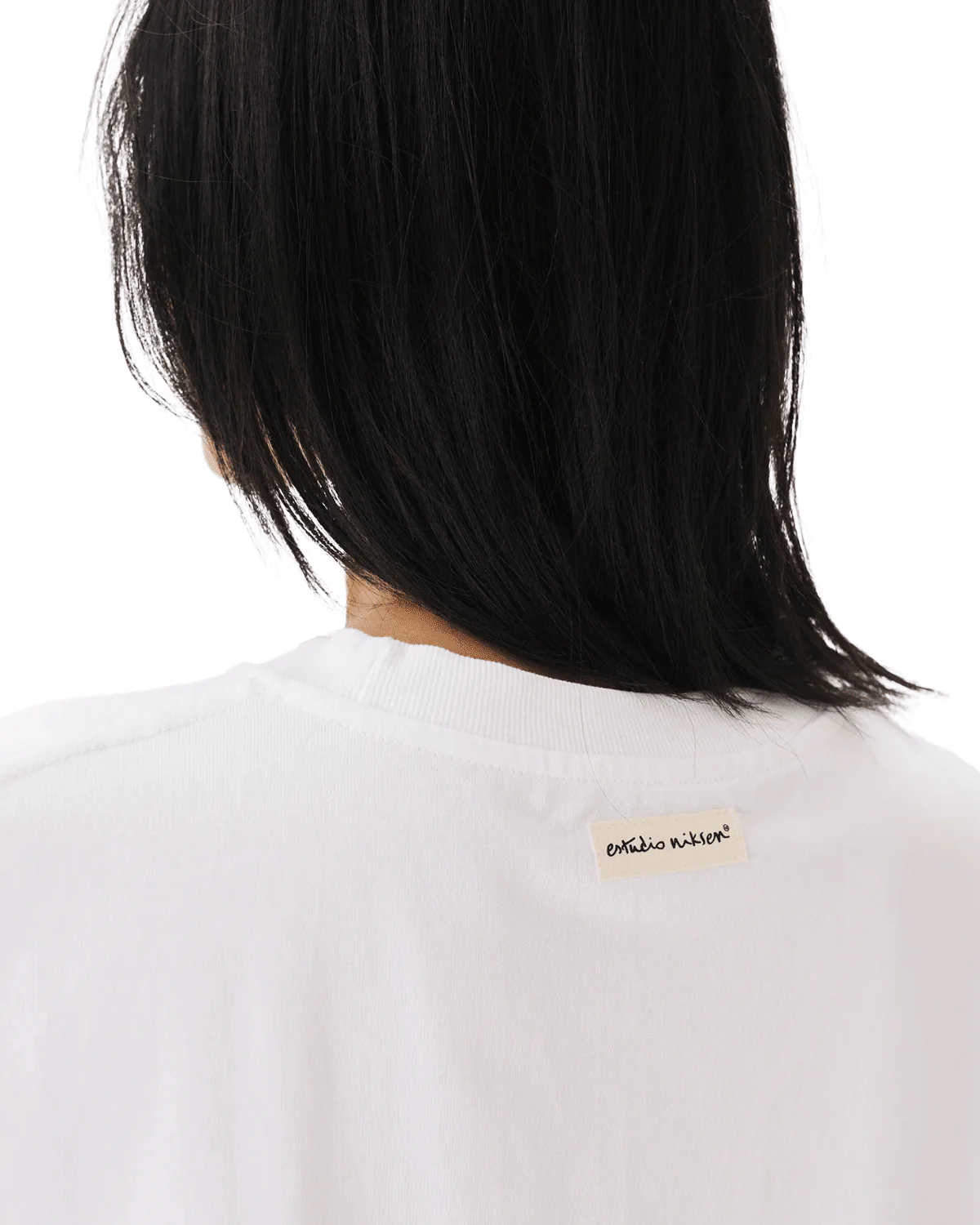Muscle Cropped Tee White - Image 2