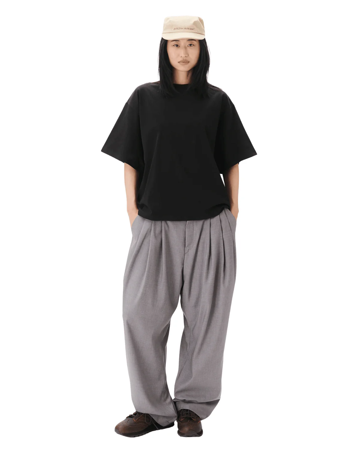 Signature Cropped Tee Black - Image 5
