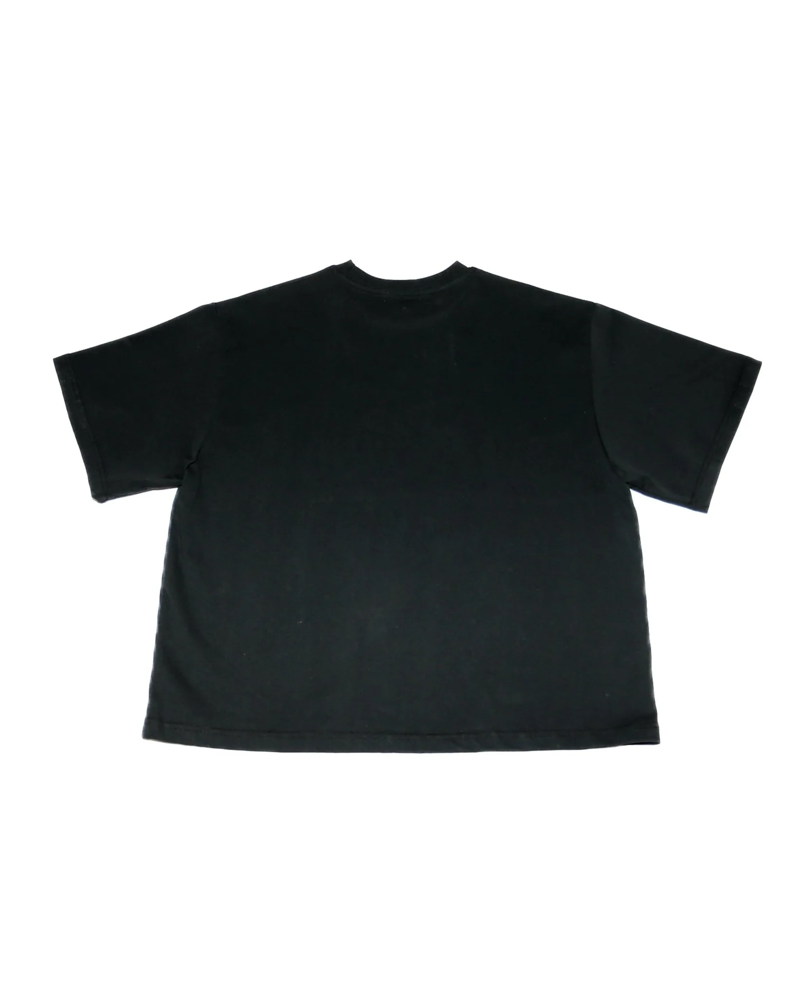 Signature Cropped Tee Black - Image 8