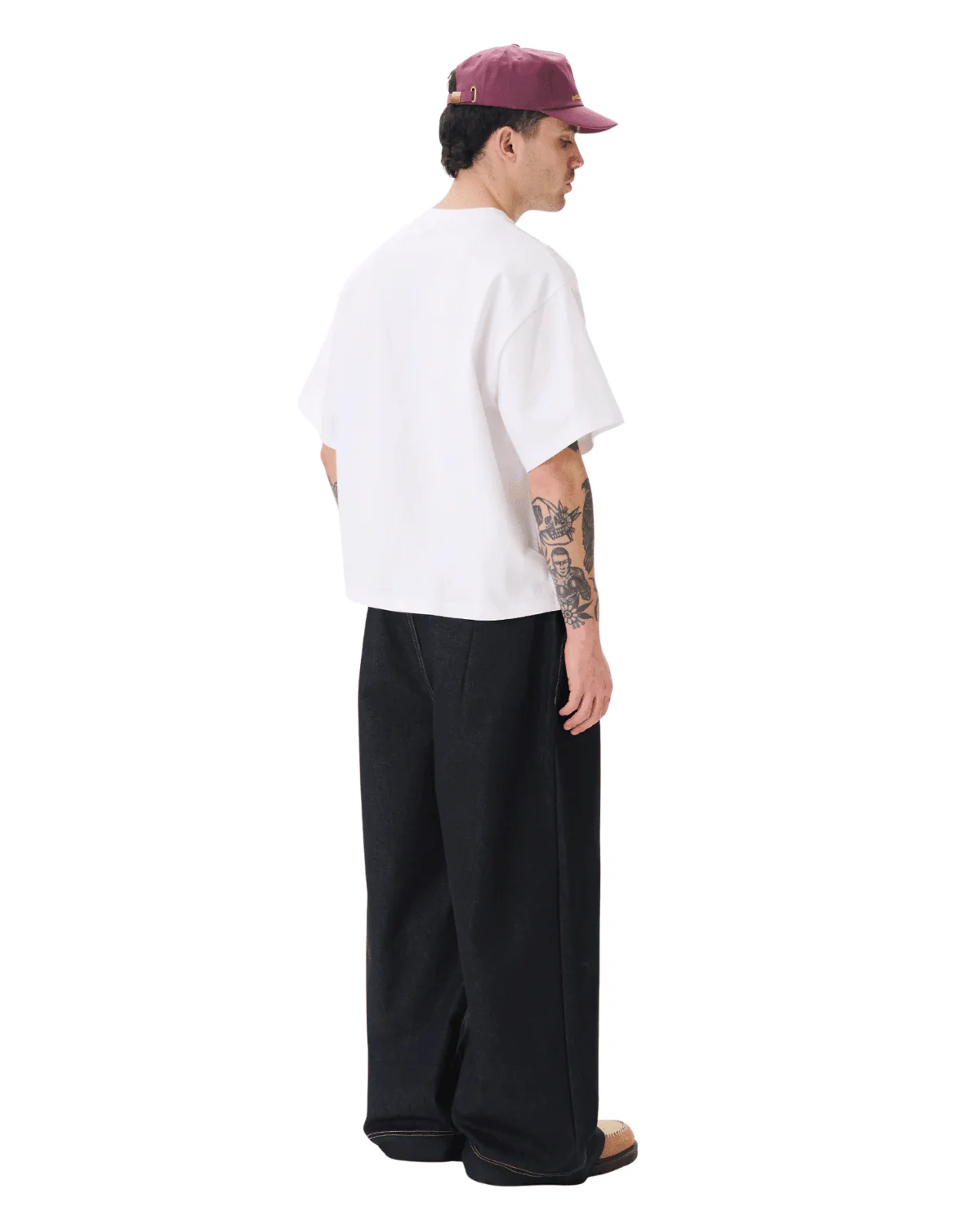 Signature Cropped Tee White - Image 4