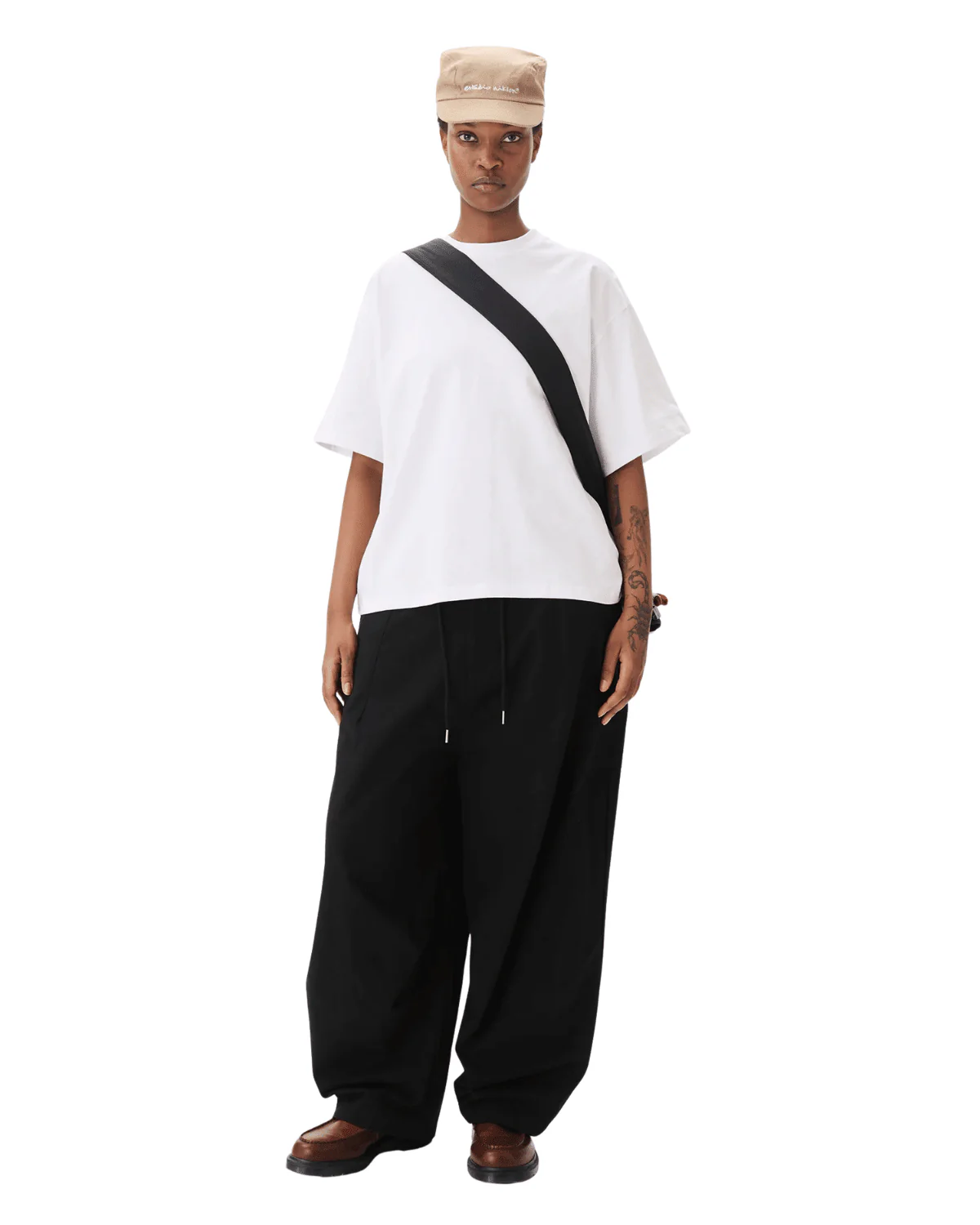Signature Cropped Tee White - Image 5