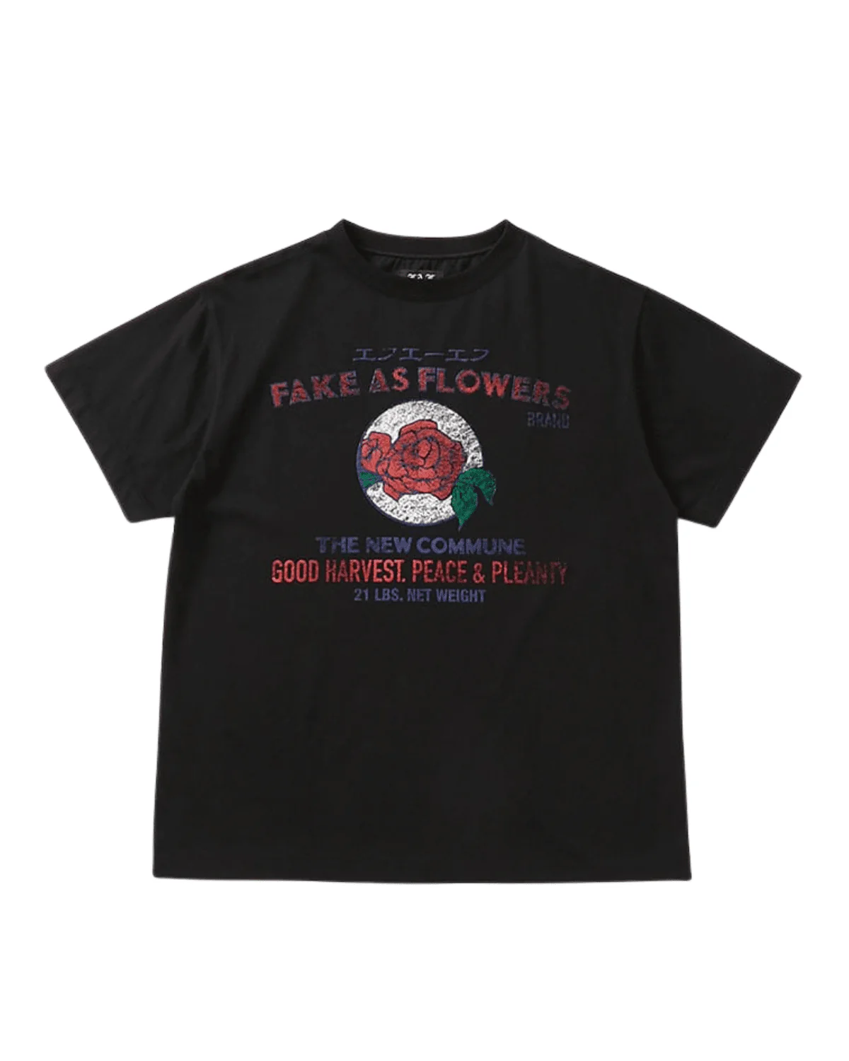 Label Tee Black