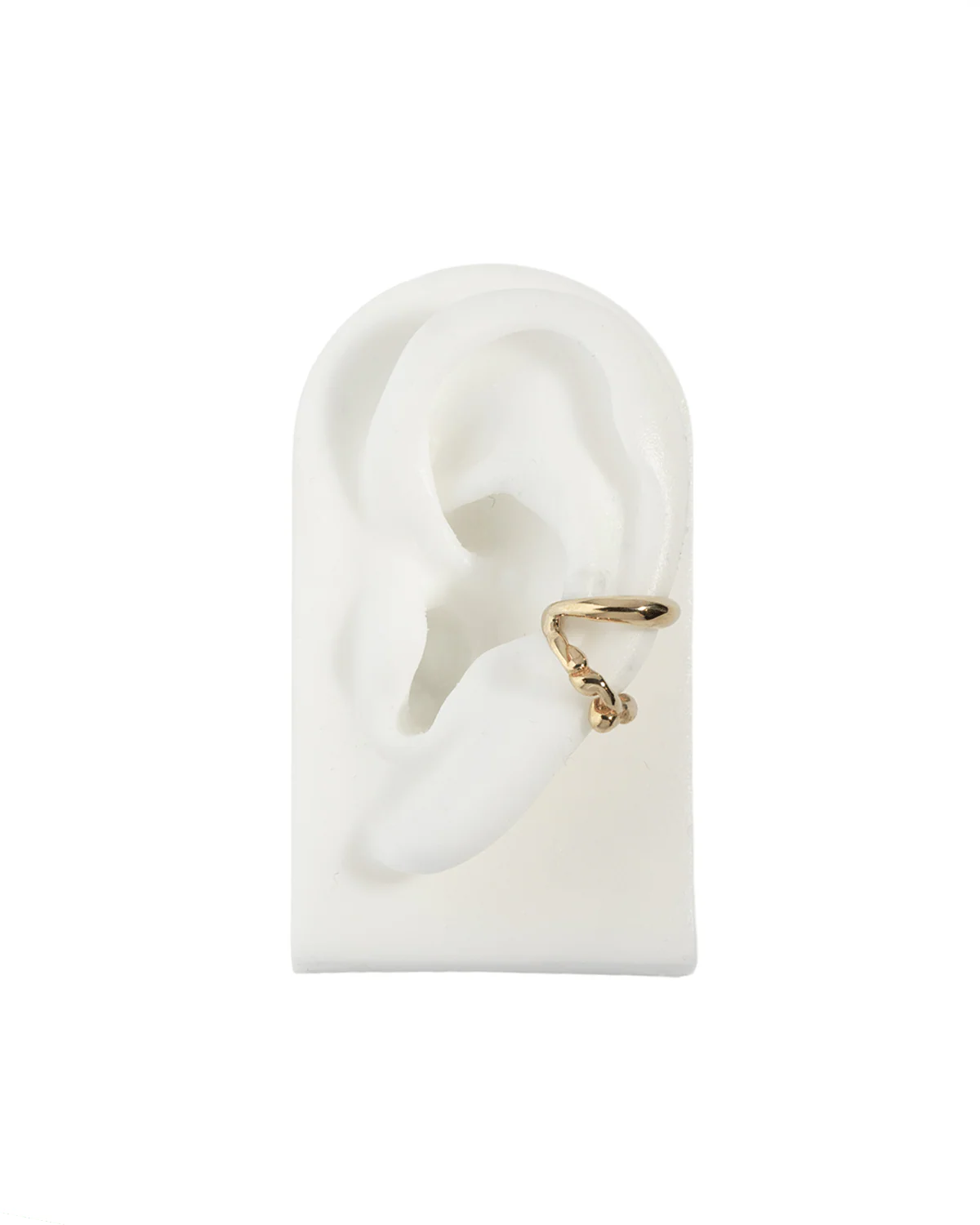 LAVA Double Ear Cuff Gold Plated