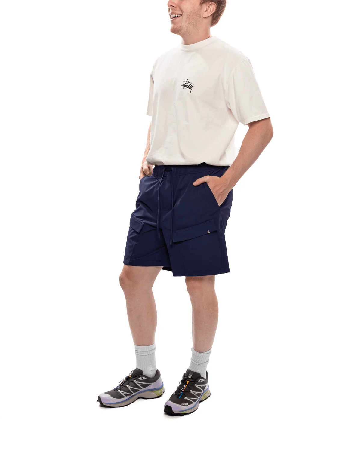 Breaking Point Woven Shorts 'Navy' - Image 2