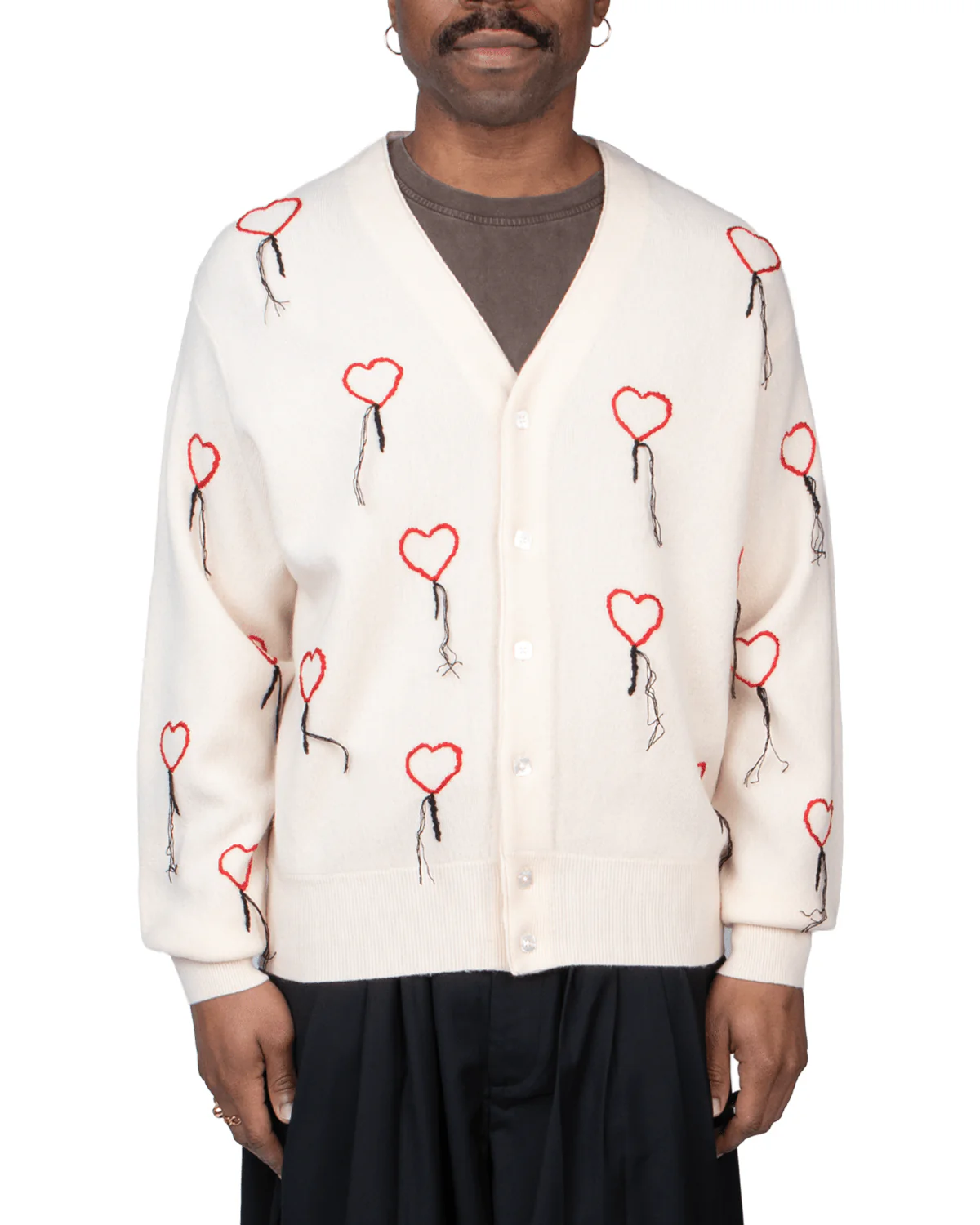 Ivory Balloon Cardigan