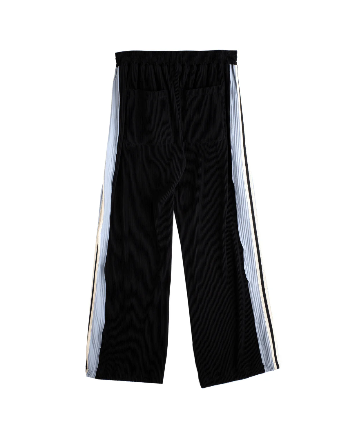 Panel Pleat Pants Black/Blue - Image 2