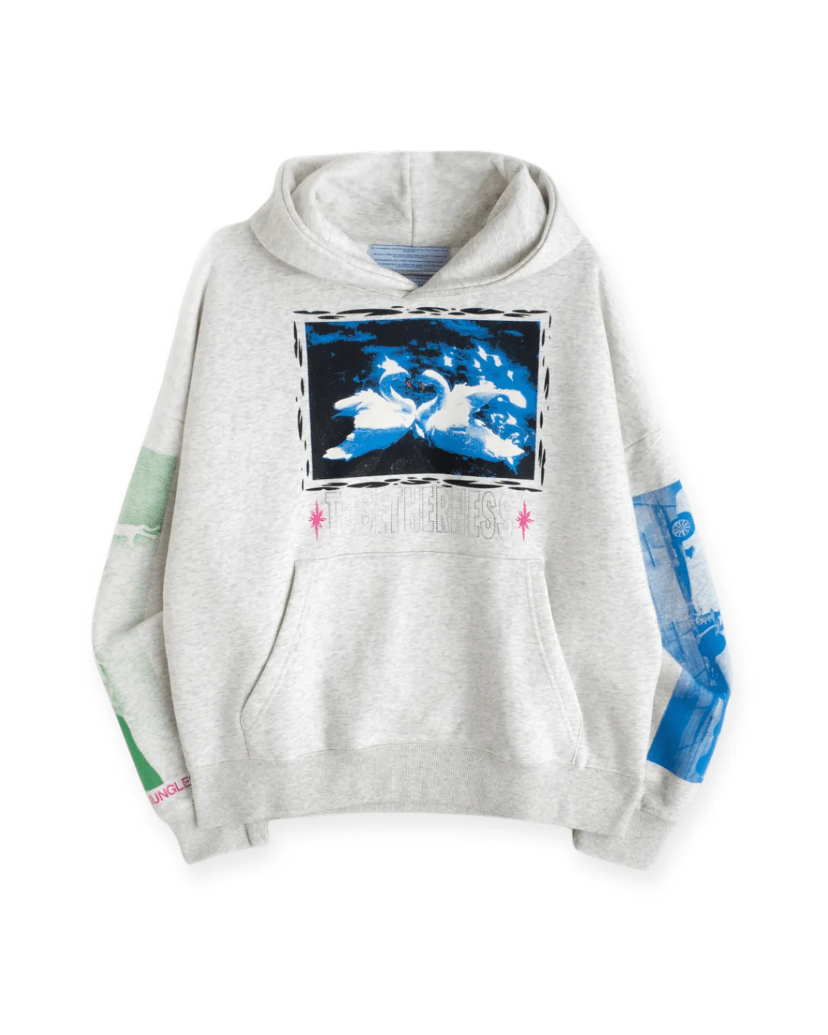 Togetherness Hoodie Grey Marble