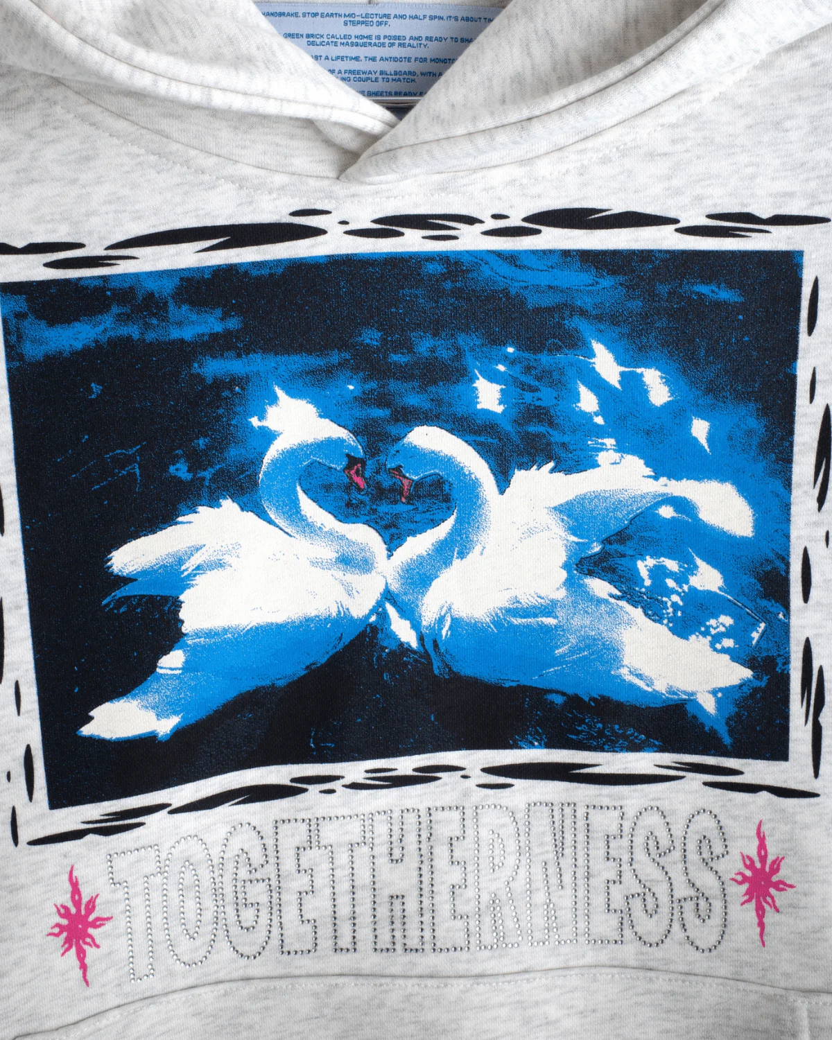 Togetherness Hoodie Grey Marble - Image 4