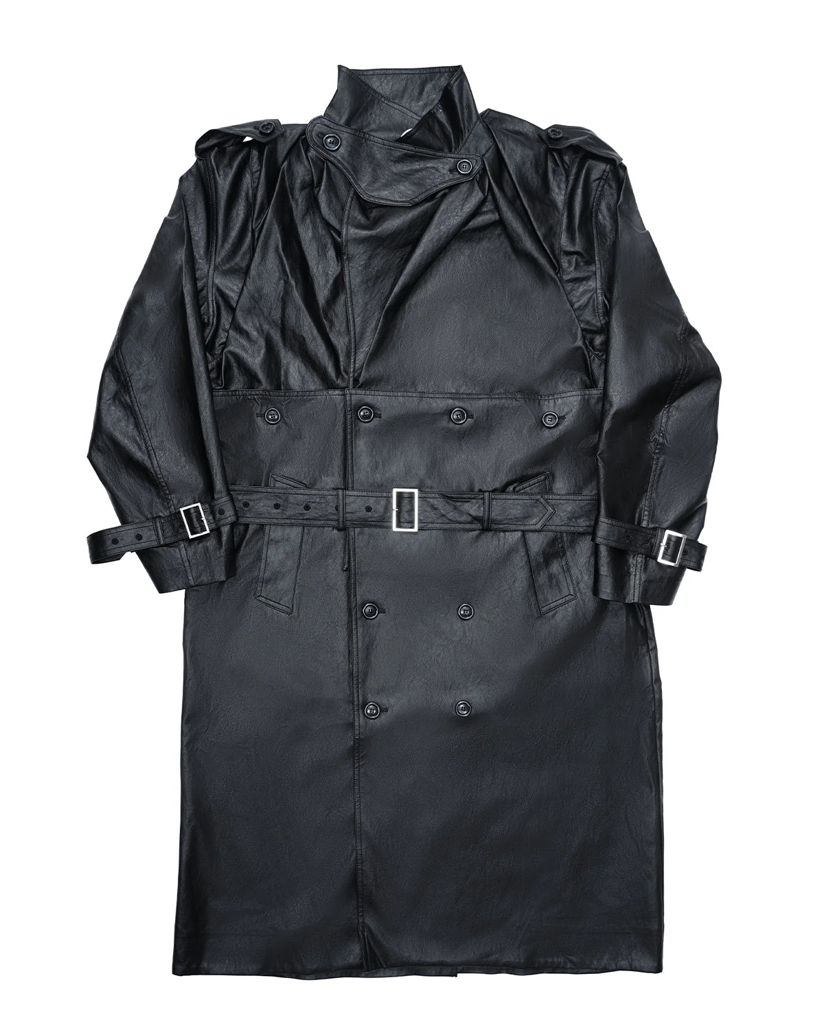 Corset Trench Coat Black