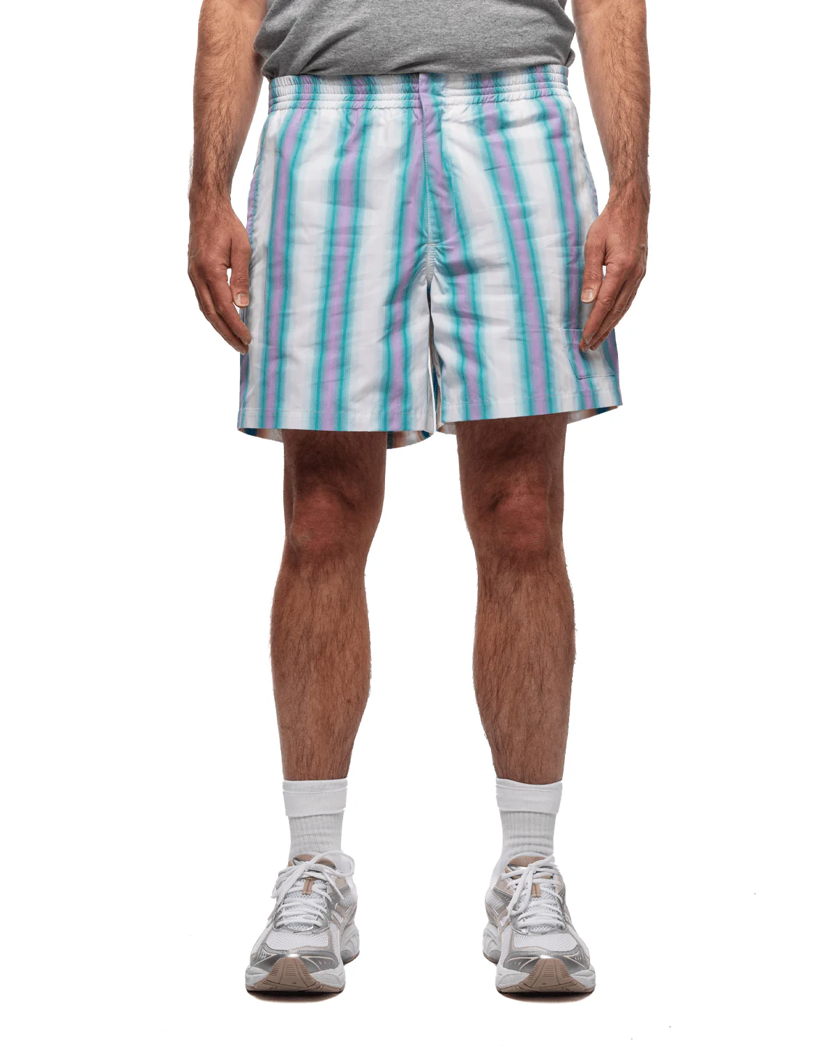 Double Pocket Short Green Purple