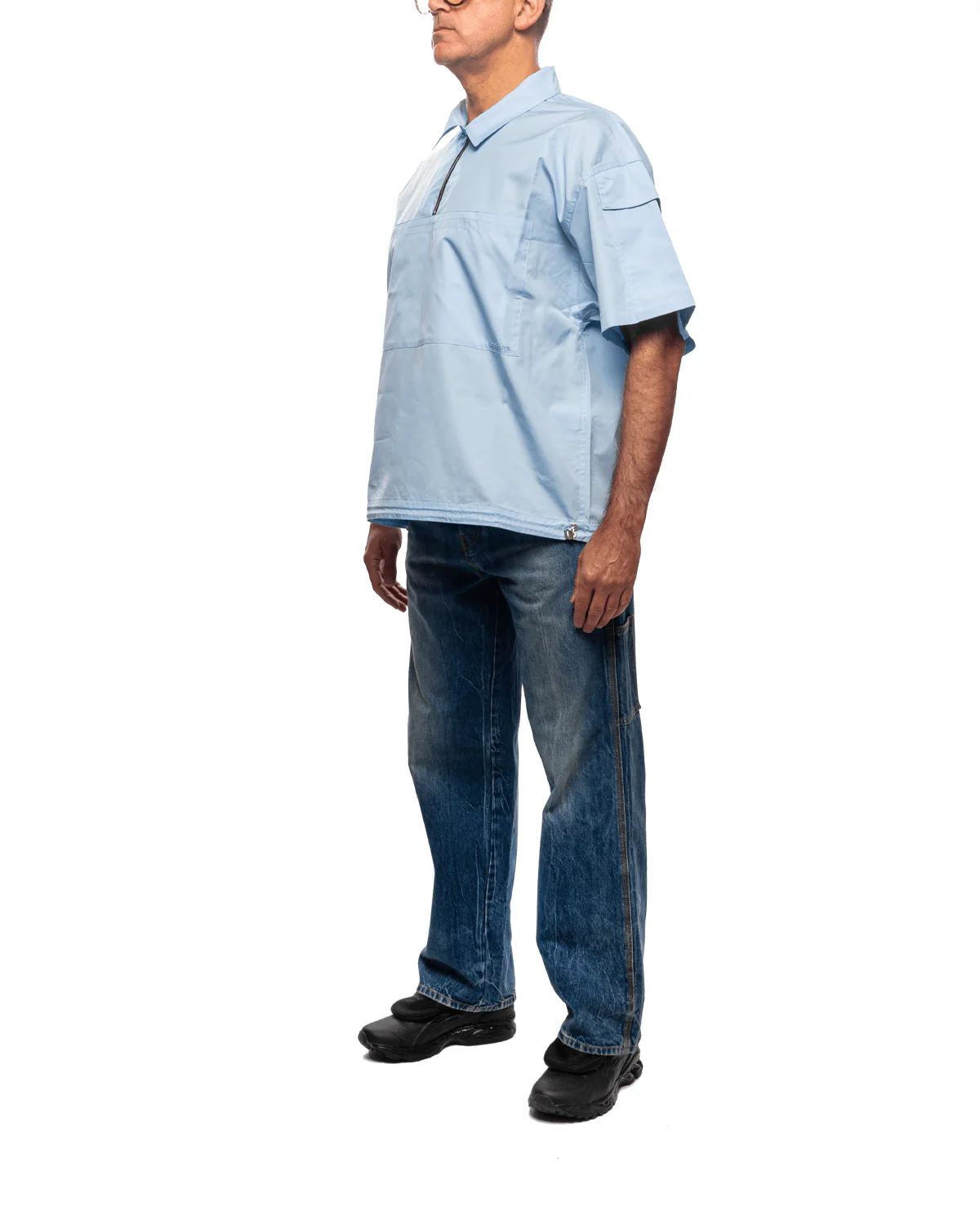 Straight Leg Trouser Denim Blue - Image 2
