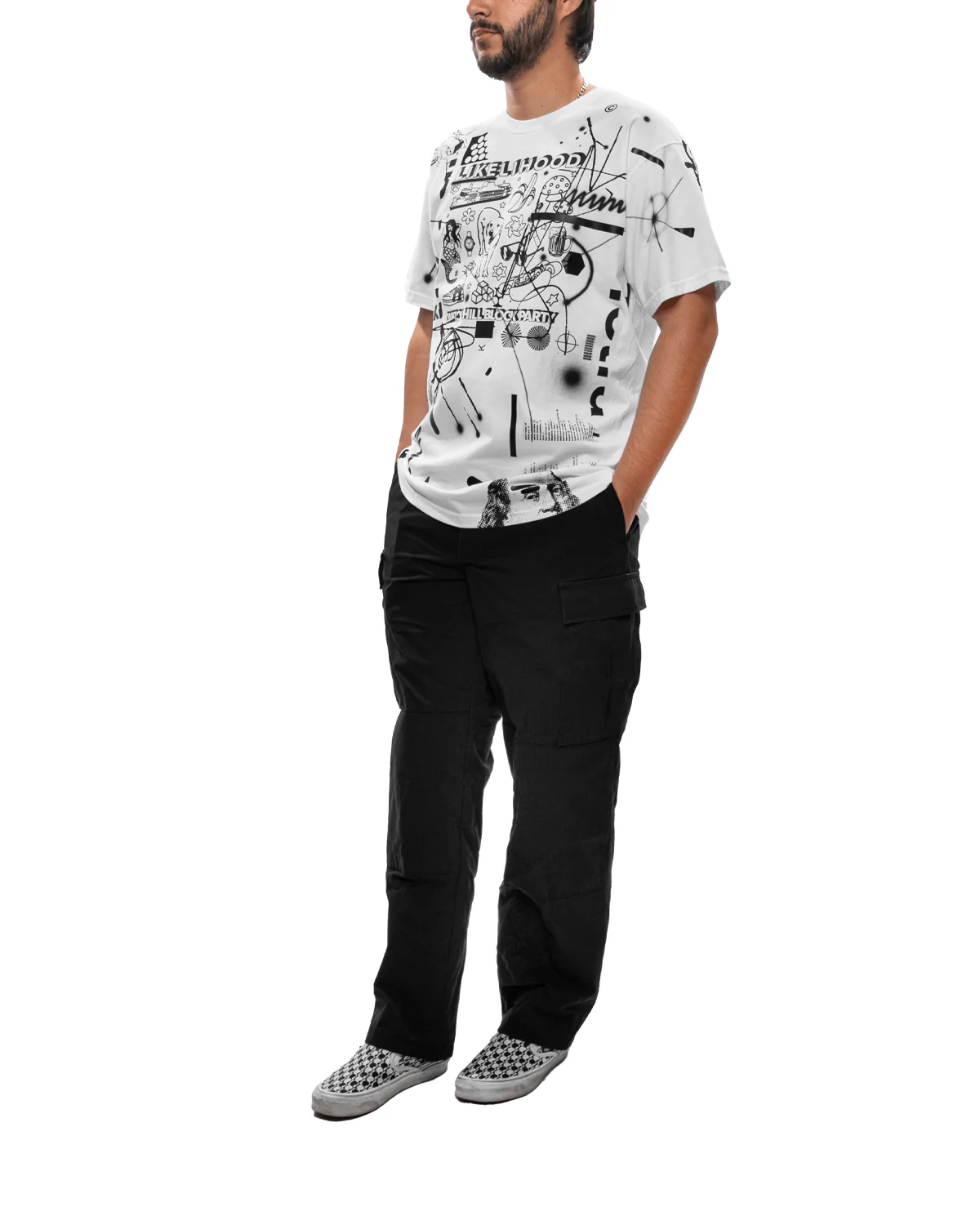 One-Off Hand Printed CHBP T-Shirt - Image 2