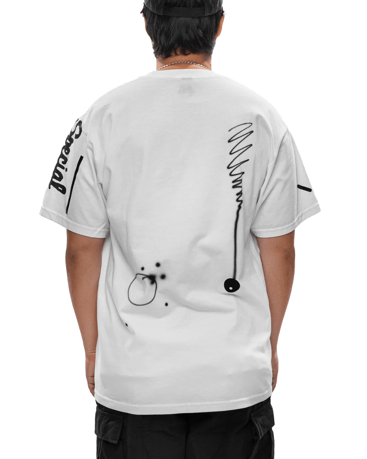 One-Off Hand Printed CHBP T-Shirt - Image 3