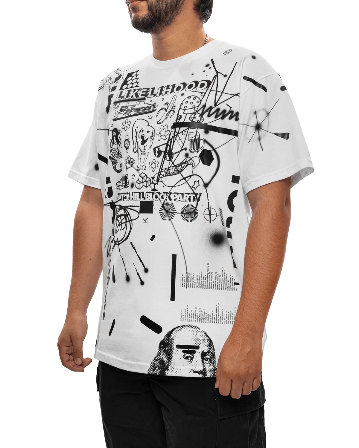 One-Off Hand Printed CHBP T-Shirt - Image 4