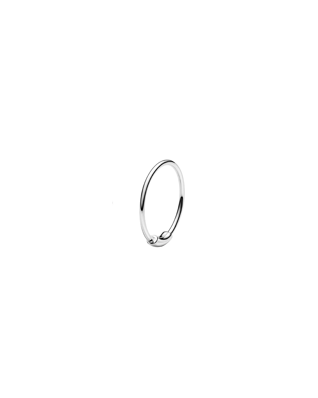 Basic Hoop Silver 12mm