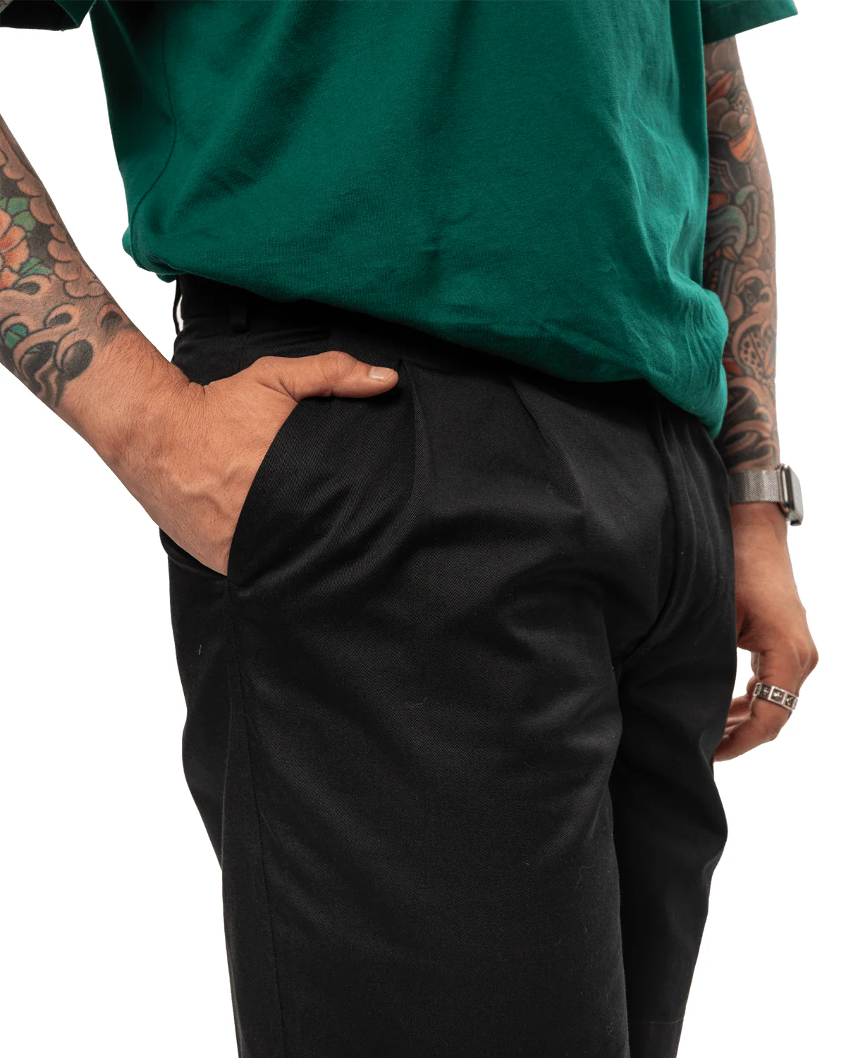 Pleated Short 'Black' - Image 4
