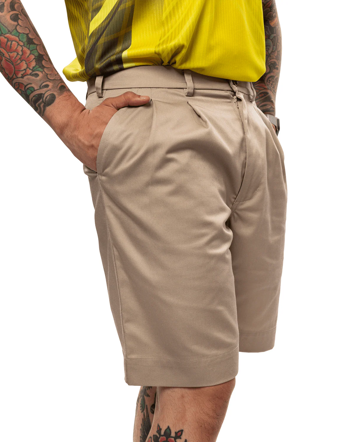 Pleated Short 'Bone' - Image 4