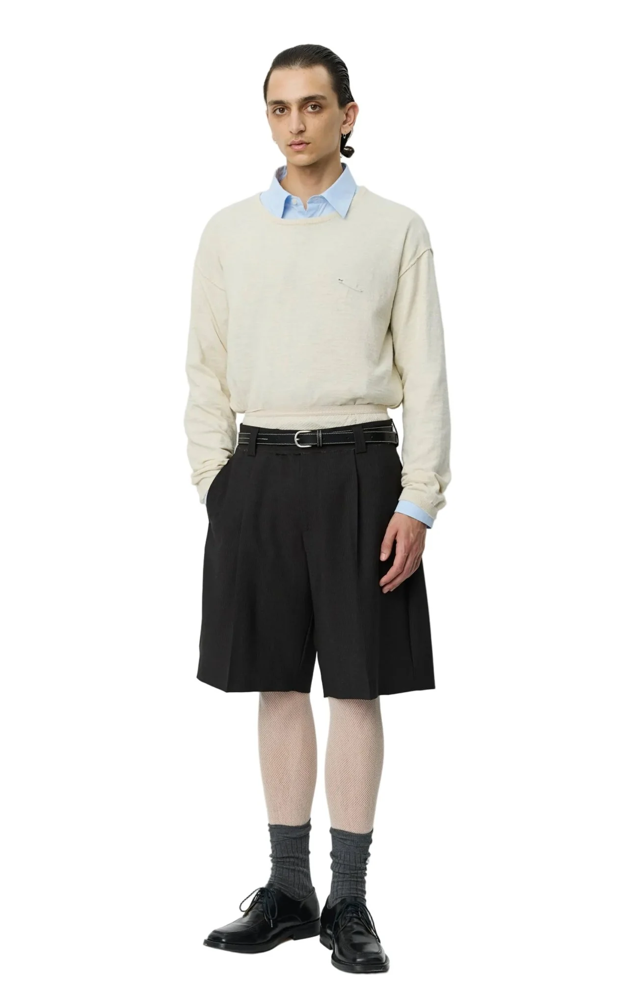 Classic Shorts Dark Grey Stripe - Image 2
